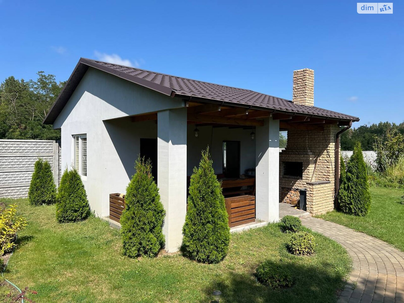 одноповерховий будинок з опаленням, 96 кв. м, газобетон. Продаж у Думанцях фото 1