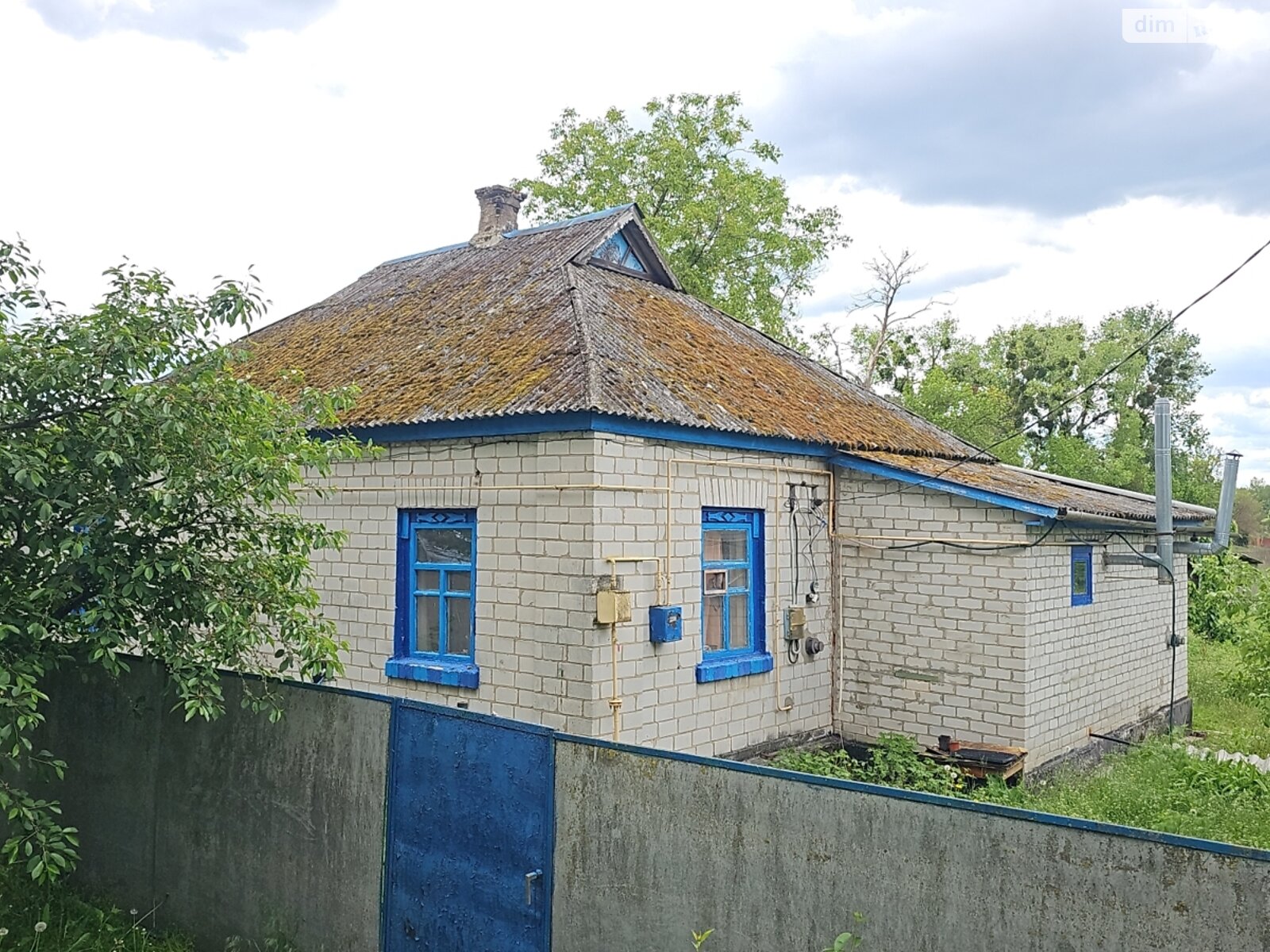 одноэтажный дом с верандой, 76 кв. м, дерево и кирпич. Продажа в Ерковцы фото 1 одноэтажный дом с верандой, 76 кв. м, дерево и кирпич. Продажа в Ерковцы фото 1