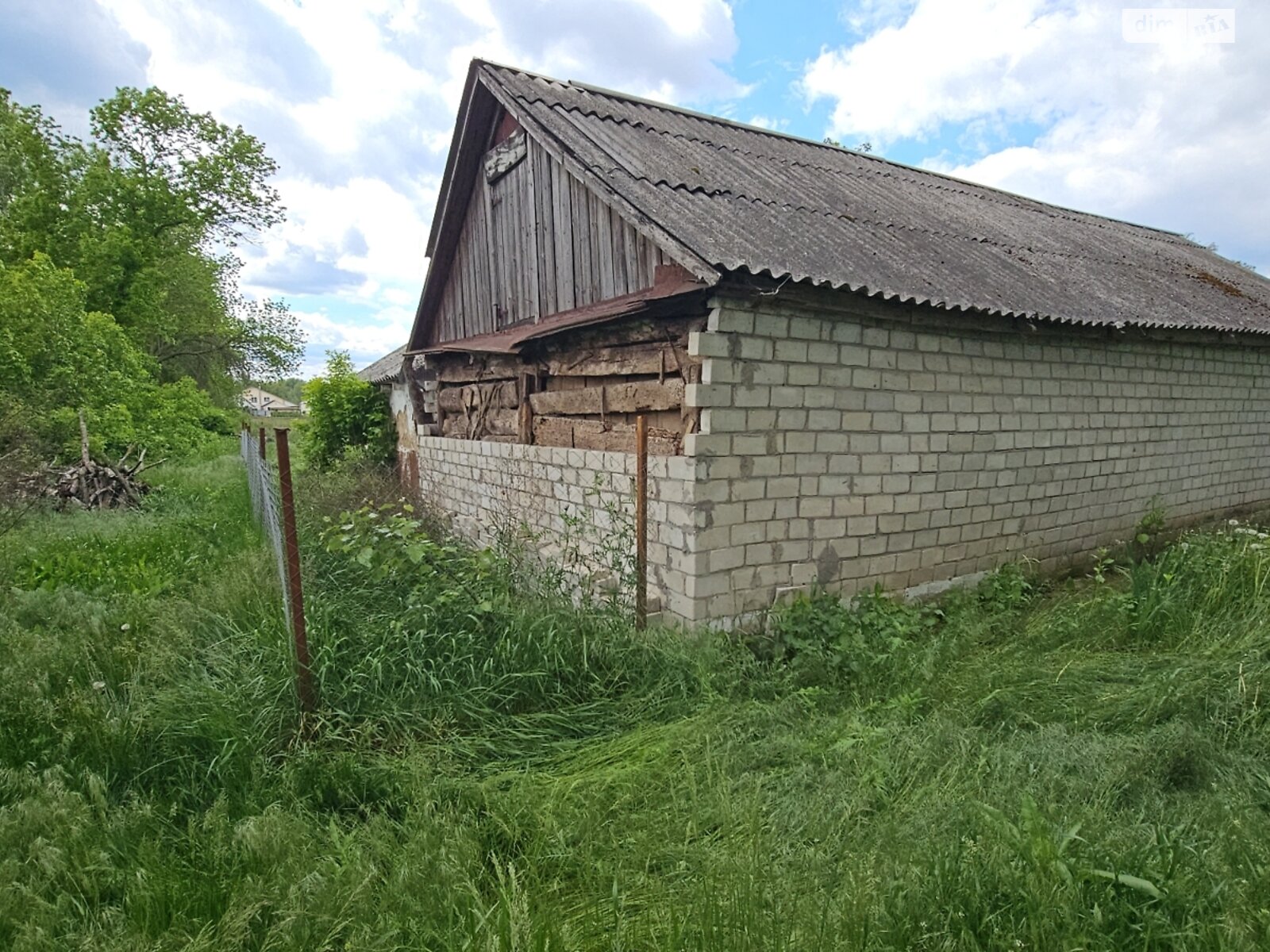 одноэтажный дом с верандой, 76 кв. м, дерево и кирпич. Продажа в Ерковцы фото 1 одноэтажный дом с верандой, 76 кв. м, дерево и кирпич. Продажа в Ерковцы фото 1