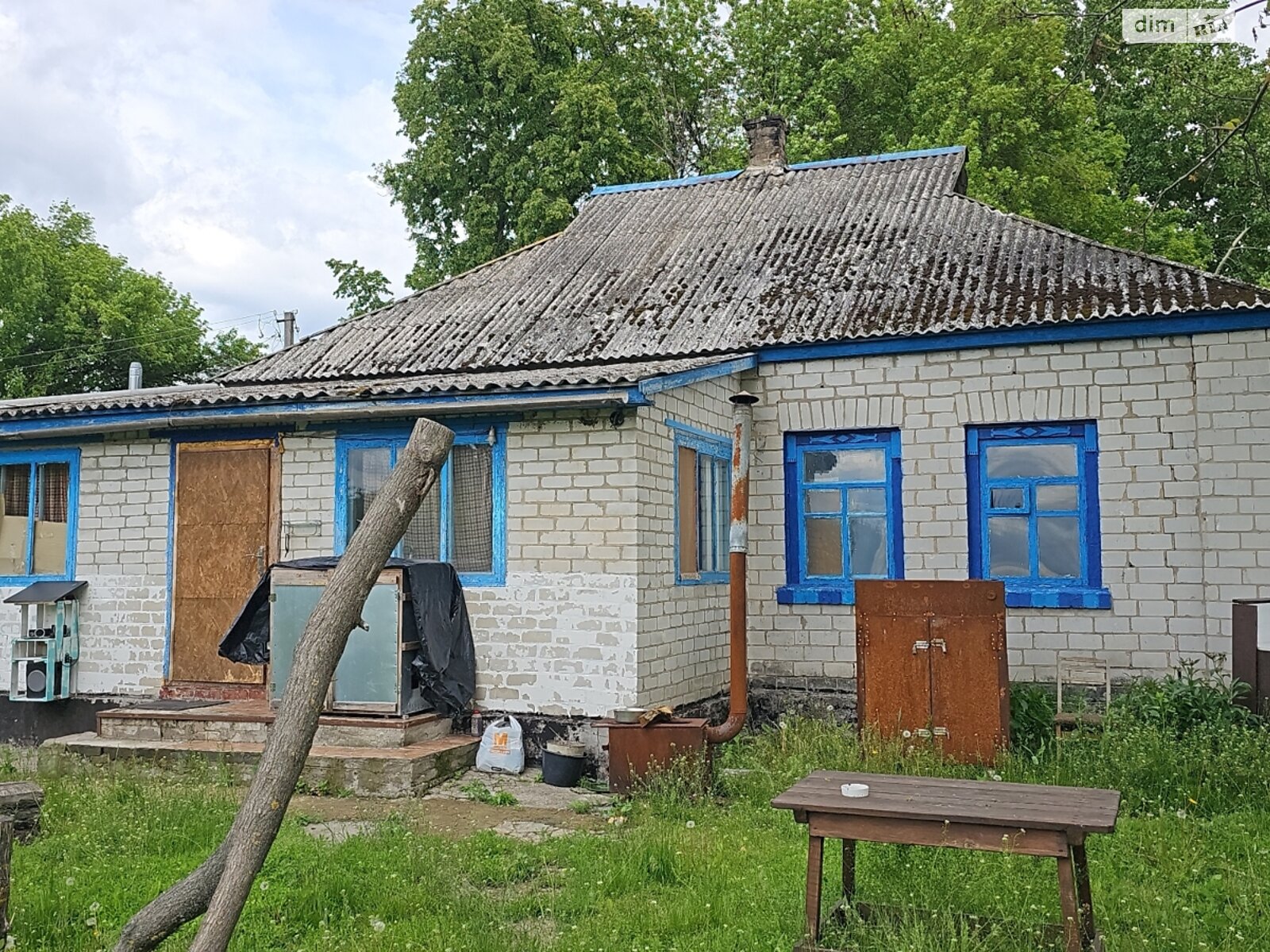 одноэтажный дом с верандой, 76 кв. м, дерево и кирпич. Продажа в Ерковцы фото 1 одноэтажный дом с верандой, 76 кв. м, дерево и кирпич. Продажа в Ерковцы фото 1