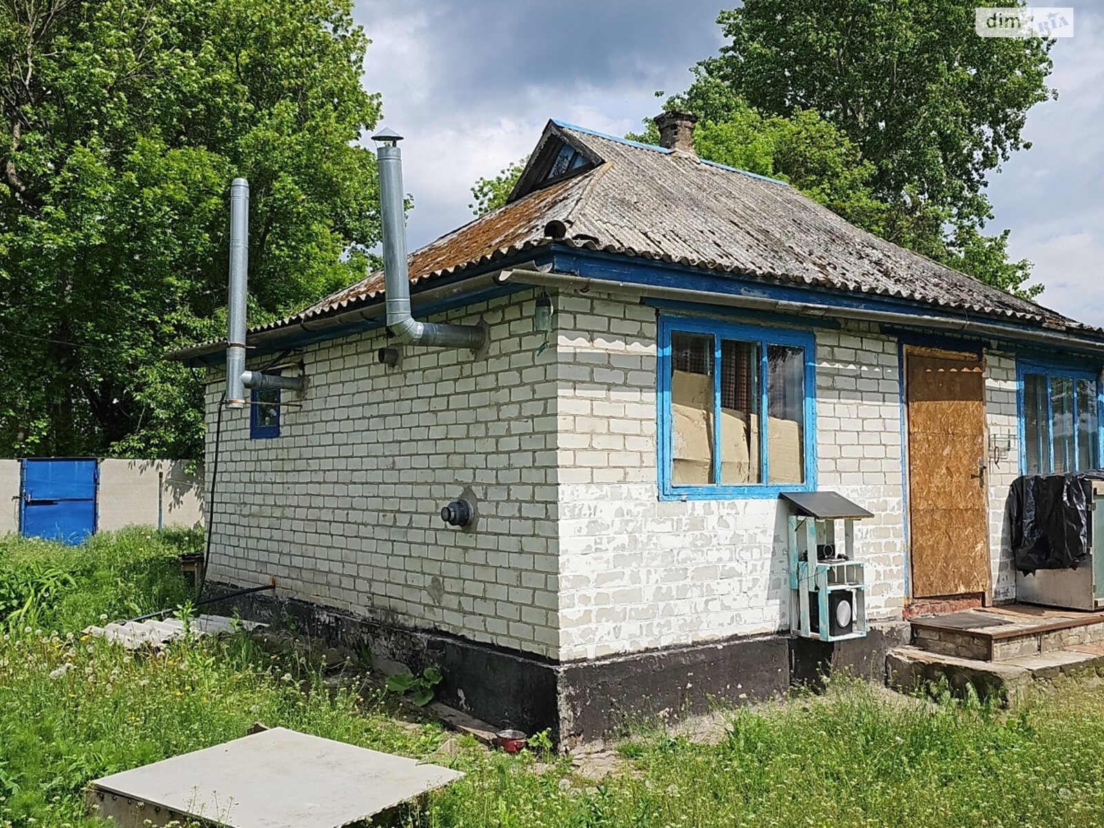 одноэтажный дом с верандой, 76 кв. м, дерево и кирпич. Продажа в Ерковцы фото 1 одноэтажный дом с верандой, 76 кв. м, дерево и кирпич. Продажа в Ерковцы фото 1