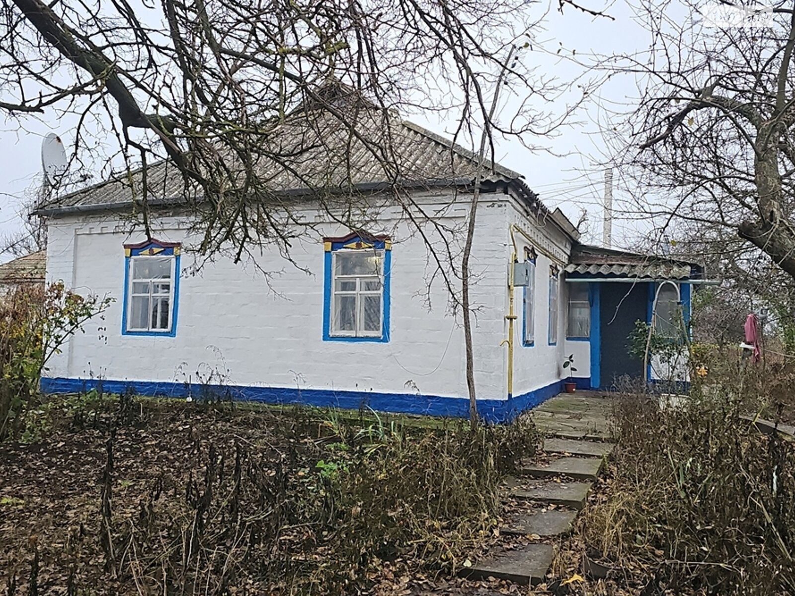 одноповерховий будинок з верандою, 61.5 кв. м, глинобитний. Продаж у Фарбованому фото 1