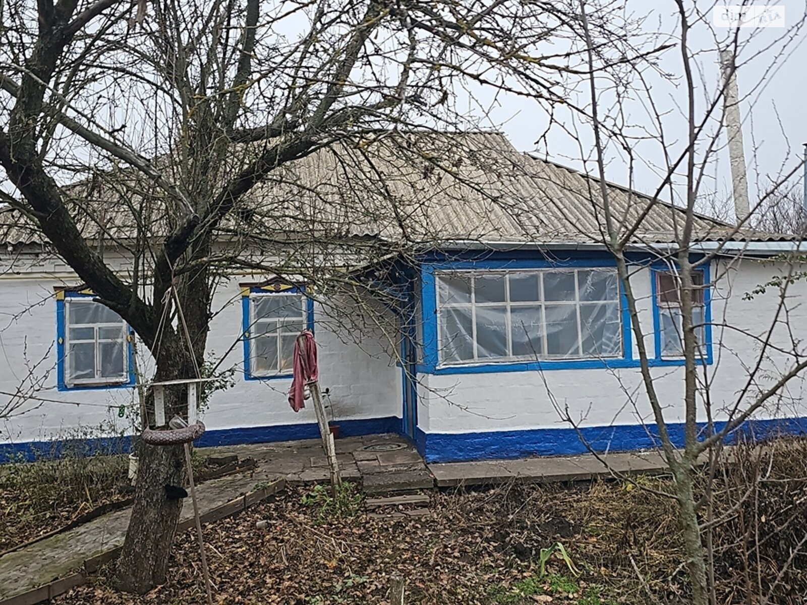 одноповерховий будинок з верандою, 61.5 кв. м, глинобитний. Продаж у Фарбованому фото 1