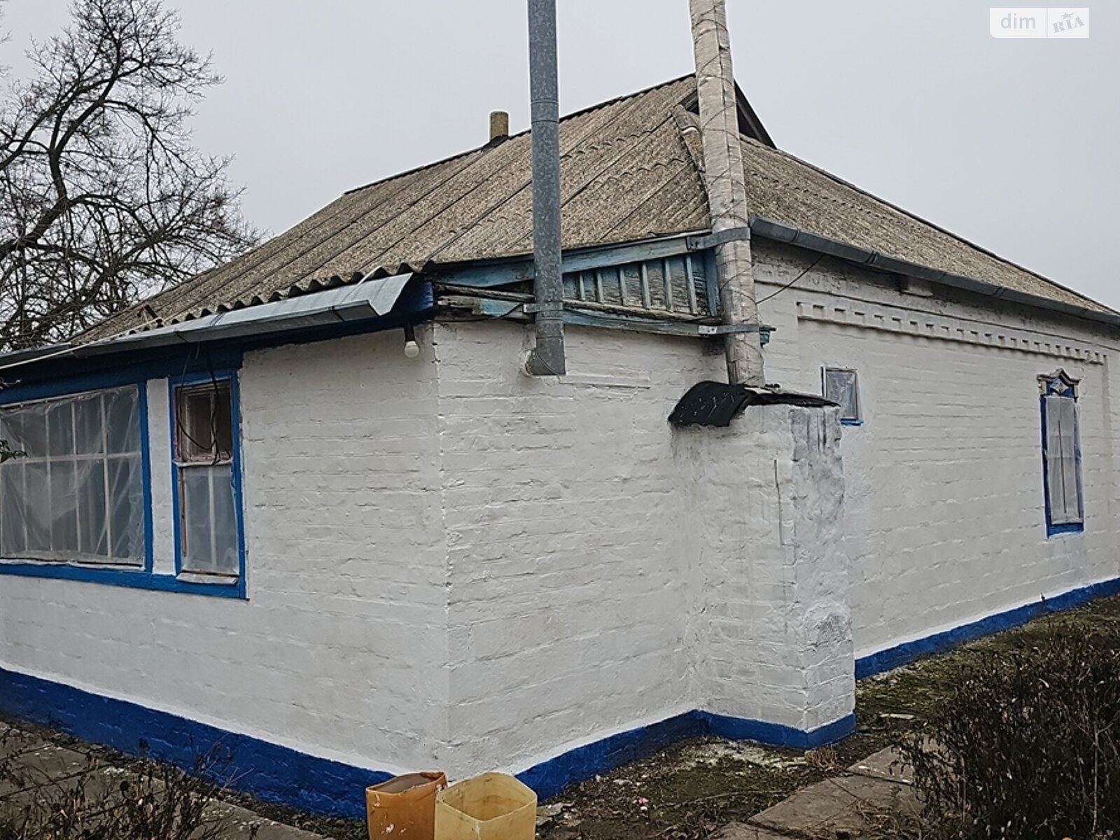 одноповерховий будинок з верандою, 61.5 кв. м, глинобитний. Продаж у Фарбованому фото 1