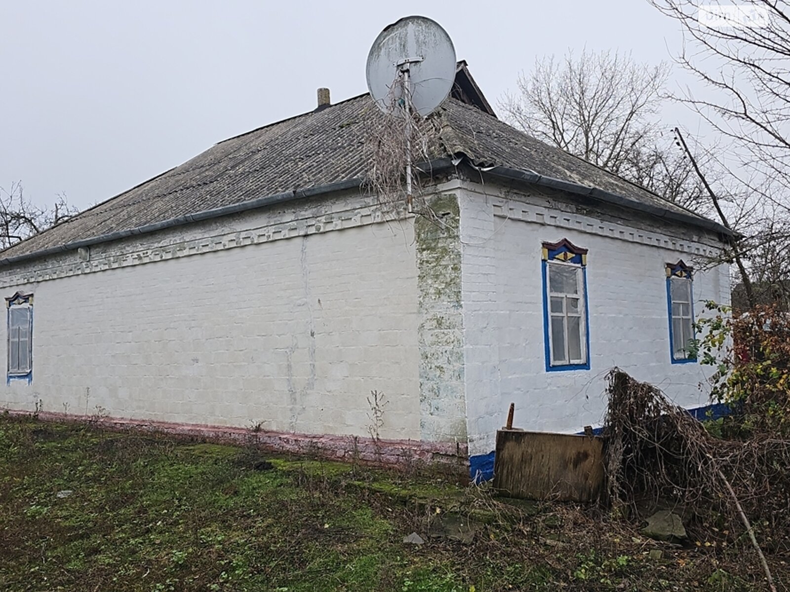 одноповерховий будинок з верандою, 61.5 кв. м, глинобитний. Продаж у Фарбованому фото 1