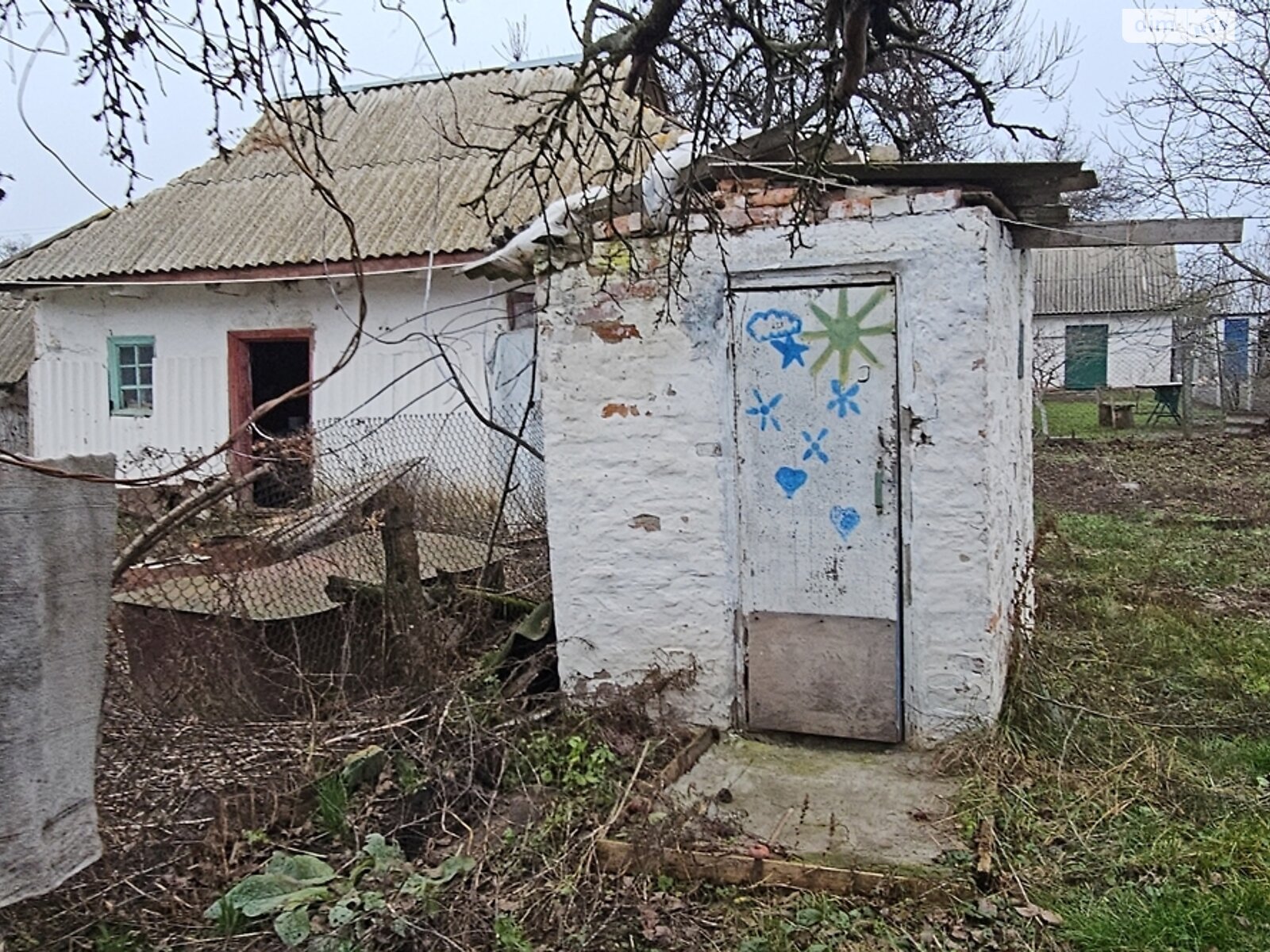 одноповерховий будинок з верандою, 61.5 кв. м, глинобитний. Продаж у Фарбованому фото 1