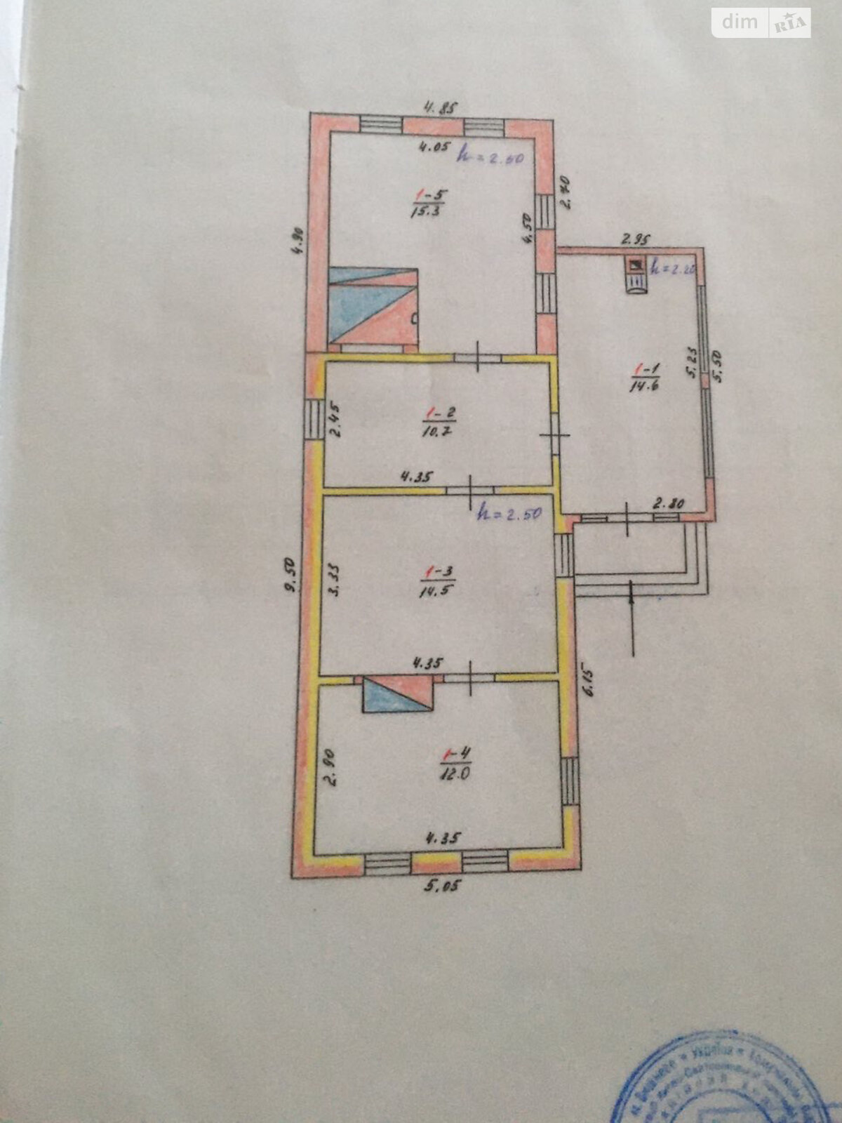 одноповерховий будинок з меблями, 68 кв. м, цегла. Продаж у Феневичах фото 1