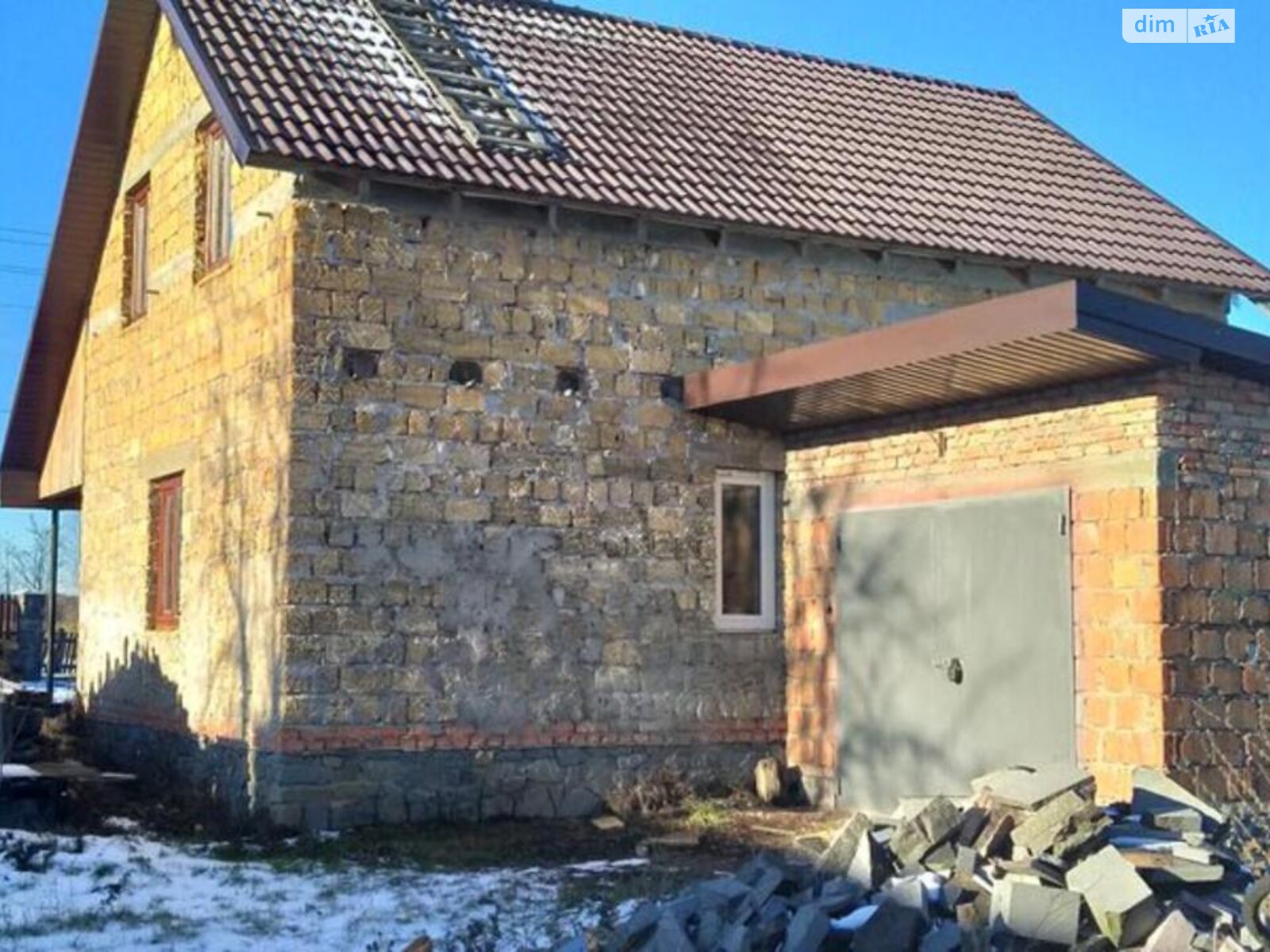 одноповерховий будинок з гаражем, 97 кв. м, ракушняк. Продаж у Пилиповичах фото 1 одноповерховий будинок з гаражем, 97 кв. м, ракушняк. Продаж у Пилиповичах фото 1