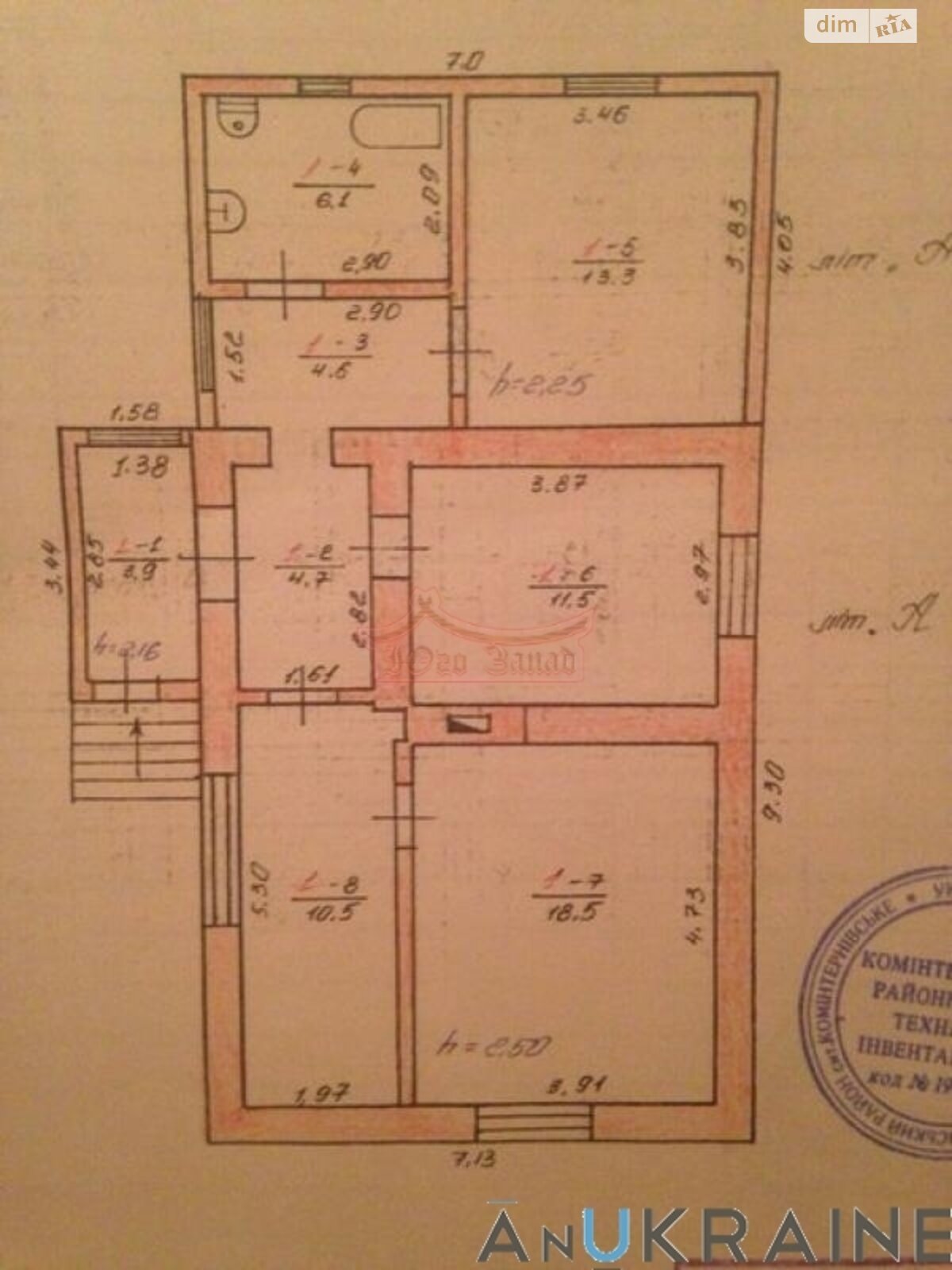 одноэтажный дом с гаражом, 76 кв. м, ракушечник (ракушняк). Продажа в Фонтанке фото 1 одноэтажный дом с гаражом, 76 кв. м, ракушечник (ракушняк). Продажа в Фонтанке фото 1