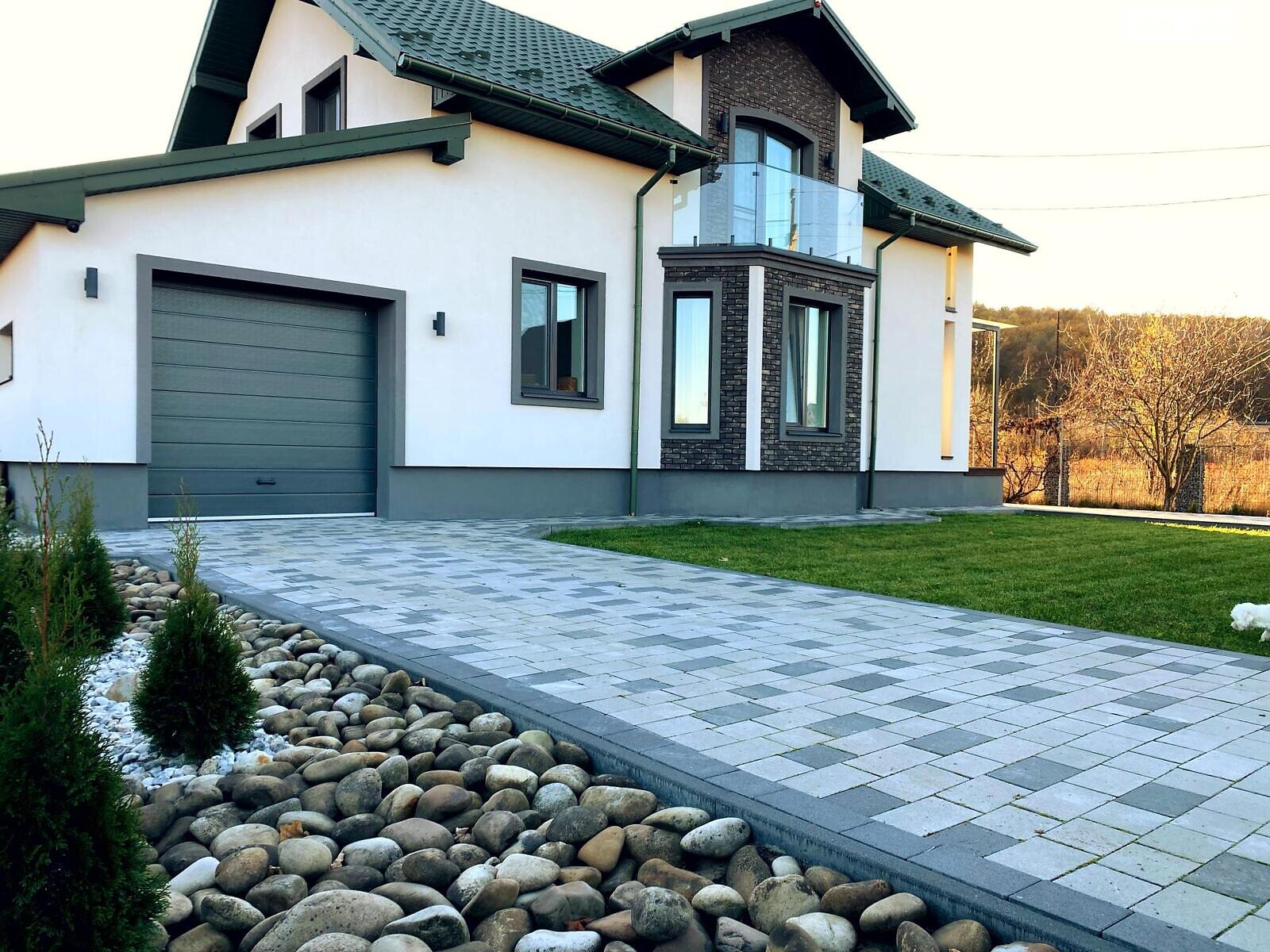 двухэтажный дом с гаражом, 147.6 кв. м, кирпич. Продажа в Ганнусовке фото 1