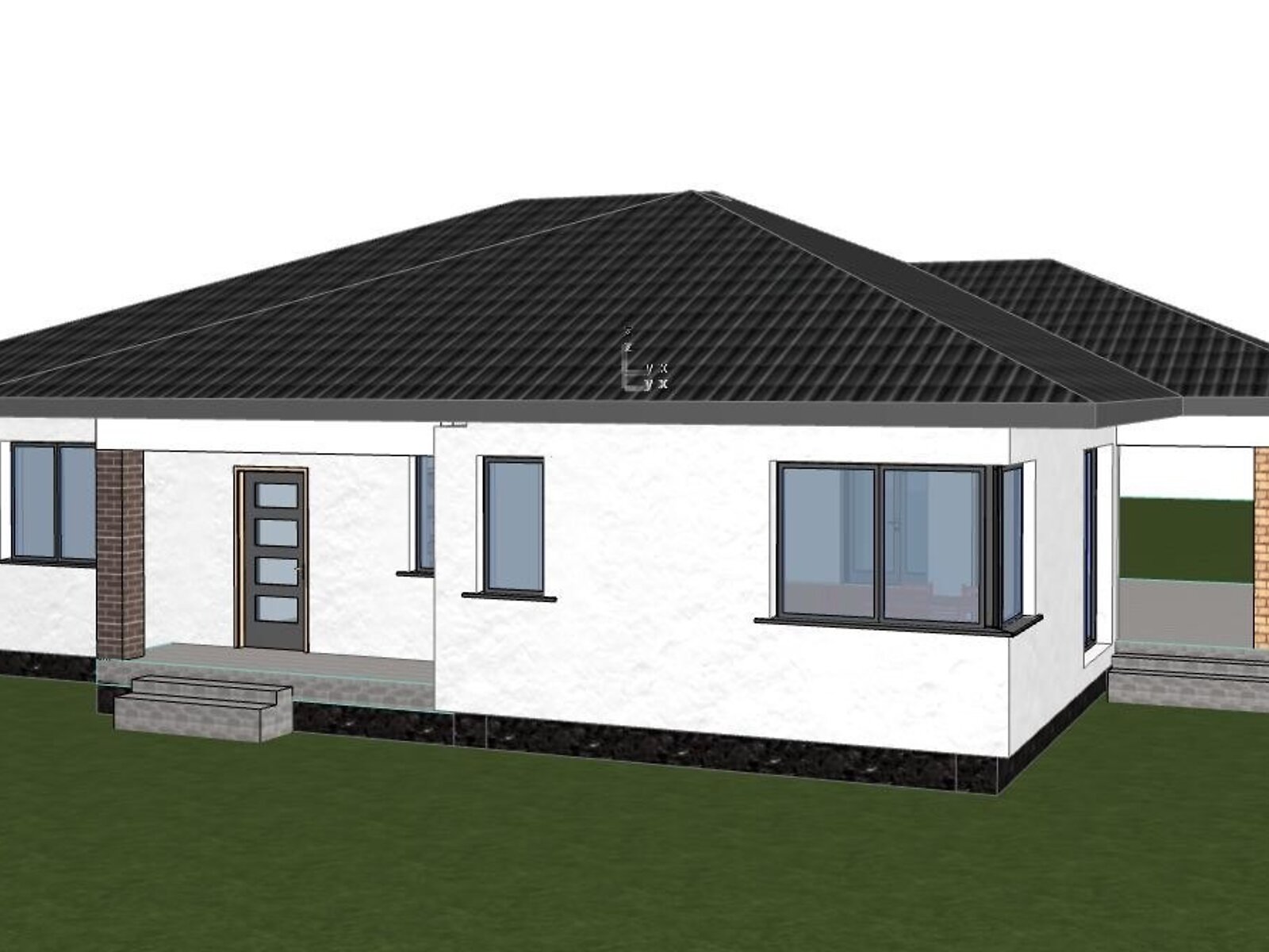 одноповерховий будинок з опаленням, 137 кв. м, цегла. Продаж у Гаразджі фото 1 одноповерховий будинок з опаленням, 137 кв. м, цегла. Продаж у Гаразджі фото 1