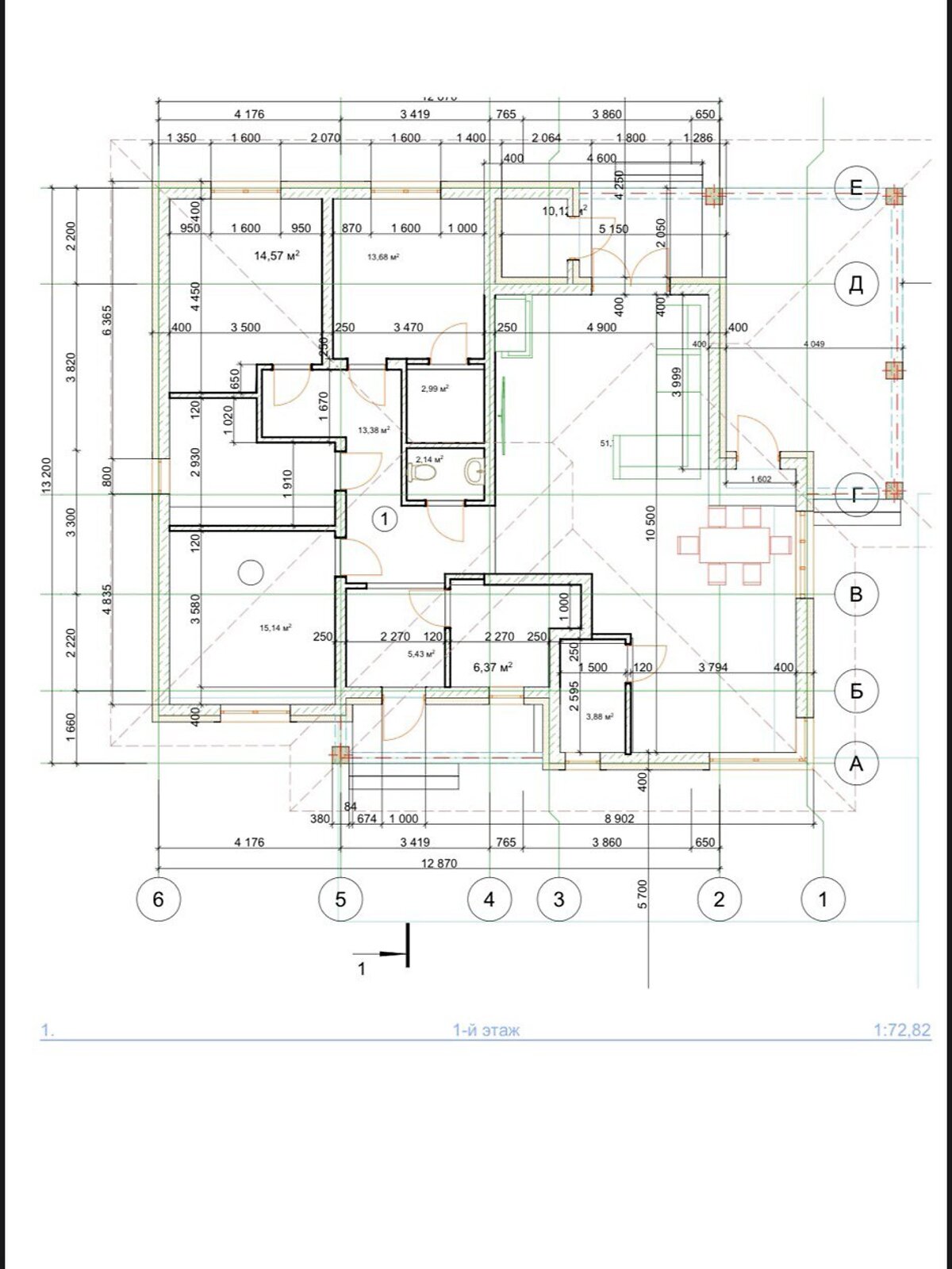 одноэтажный дом, 140 кв. м, кирпич. Продажа в Гараздже фото 1