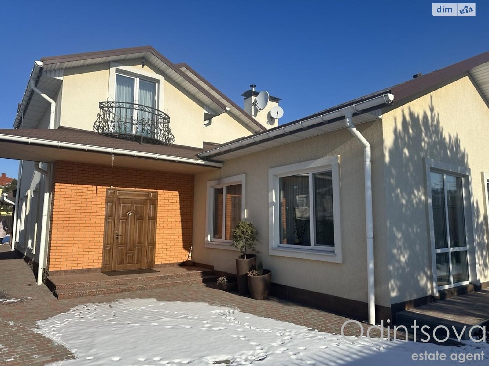 двухэтажный дом с верандой, 260 кв. м, кирпич. Продажа в Гатном фото 1 двухэтажный дом с верандой, 260 кв. м, кирпич. Продажа в Гатном фото 1