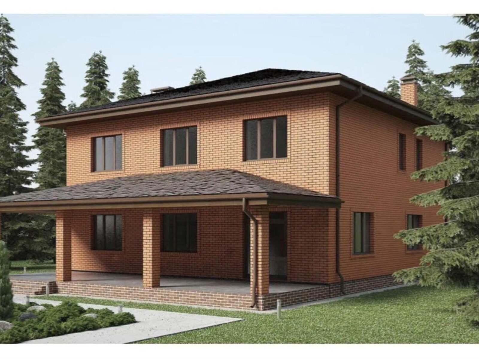 двухэтажный дом, 293 кв. м, кирпич. Продажа в Гатном фото 1 двухэтажный дом, 293 кв. м, кирпич. Продажа в Гатном фото 1