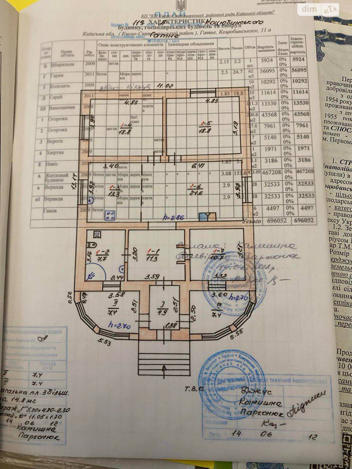 двоповерховий будинок з гаражем, 200 кв. м, цегла. Продаж у Гатне фото 1