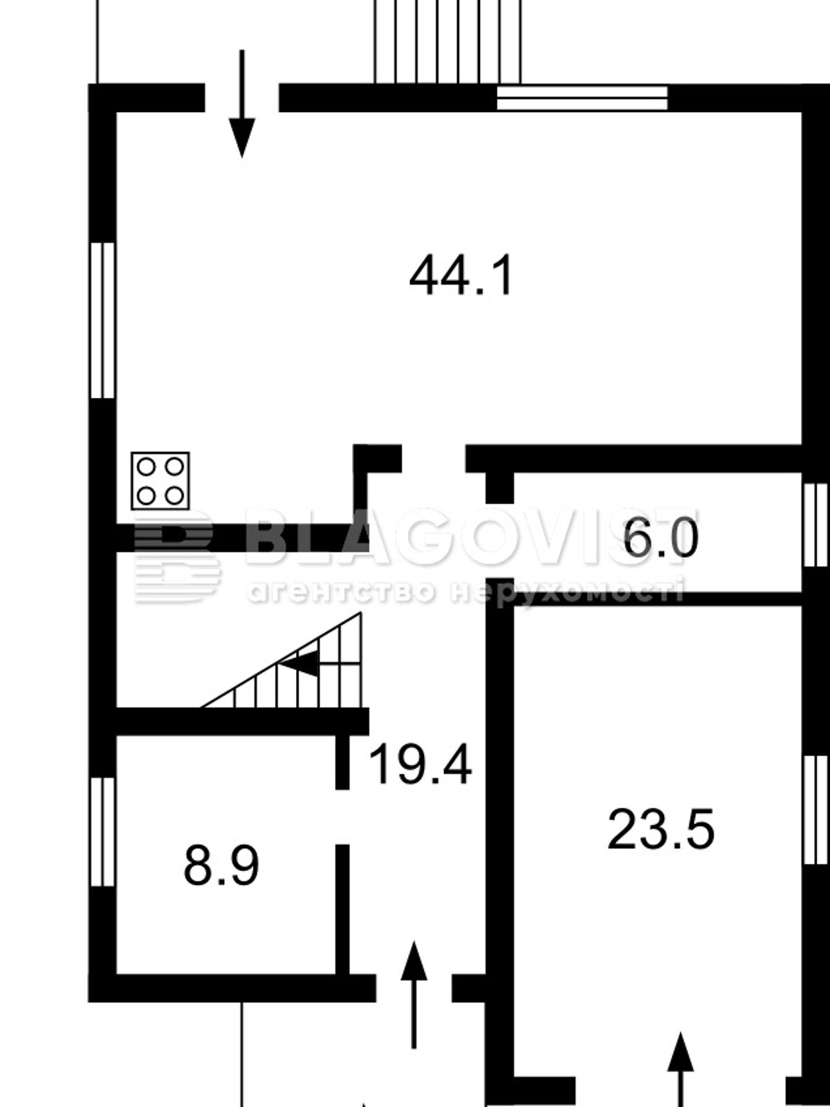 двоповерховий будинок веранда, 210 кв. м, цегла. Продаж у Гатне фото 1