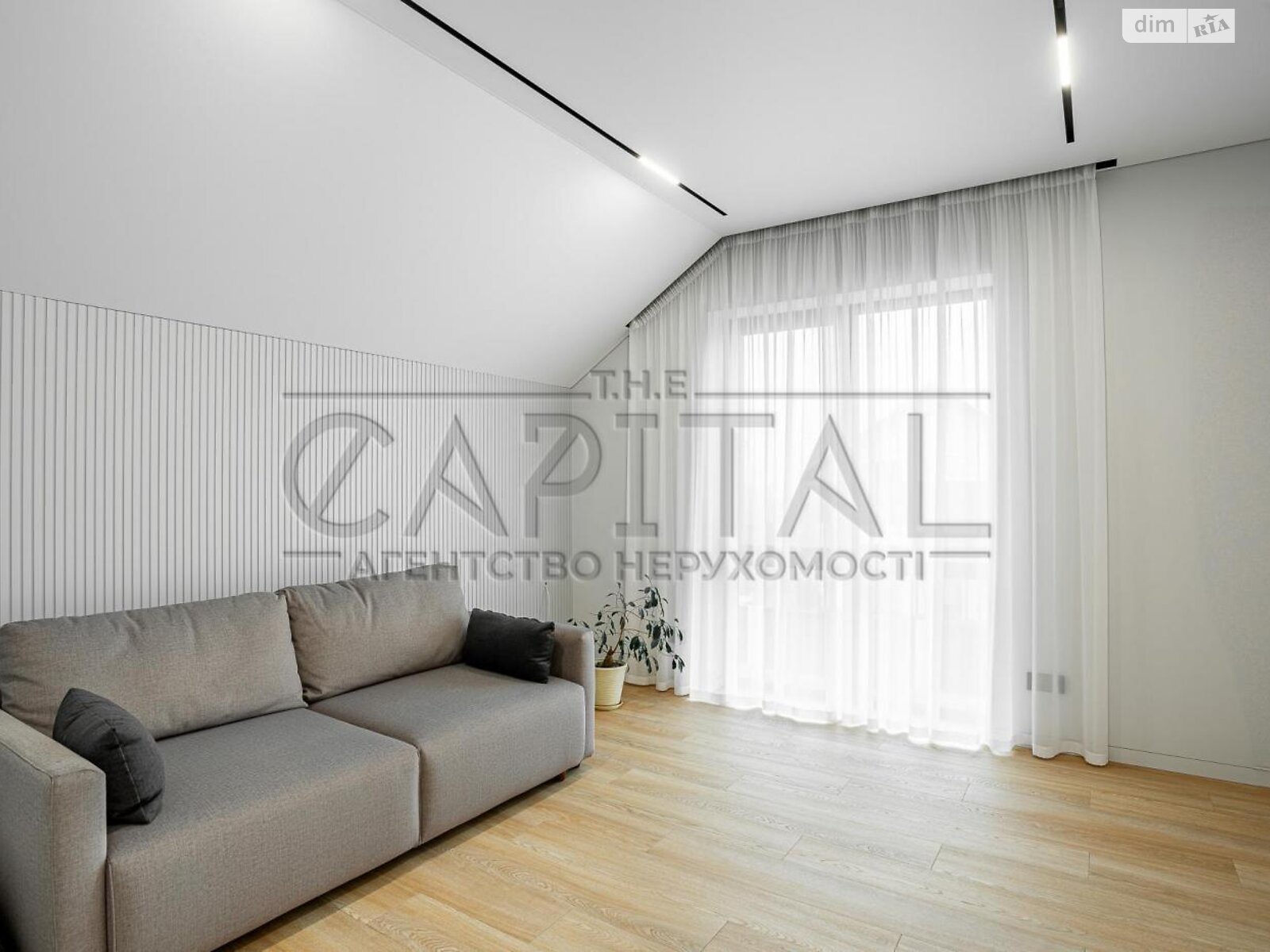 двухэтажный дом с гаражом, 250 кв. м, кирпич. Продажа в Гатном фото 1