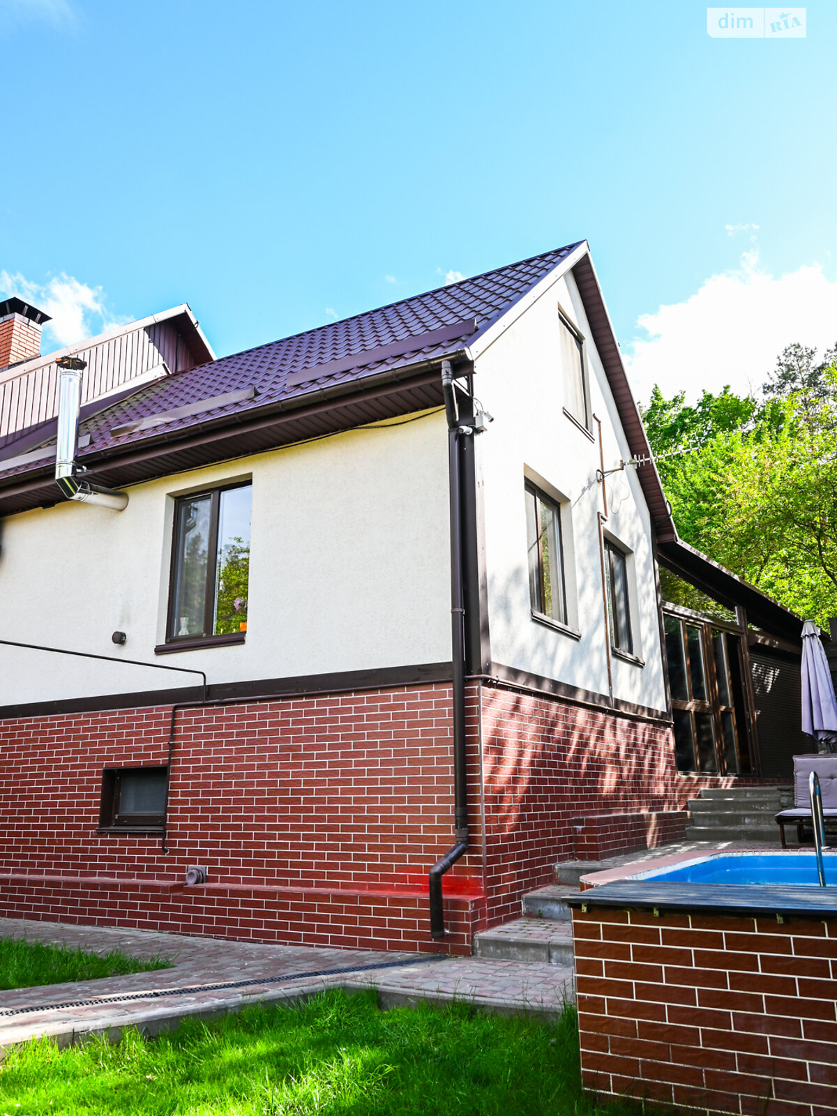 двухэтажный дом с мансардой, 112 кв. м, кирпич. Продажа в Гатном фото 1 двухэтажный дом с мансардой, 112 кв. м, кирпич. Продажа в Гатном фото 1