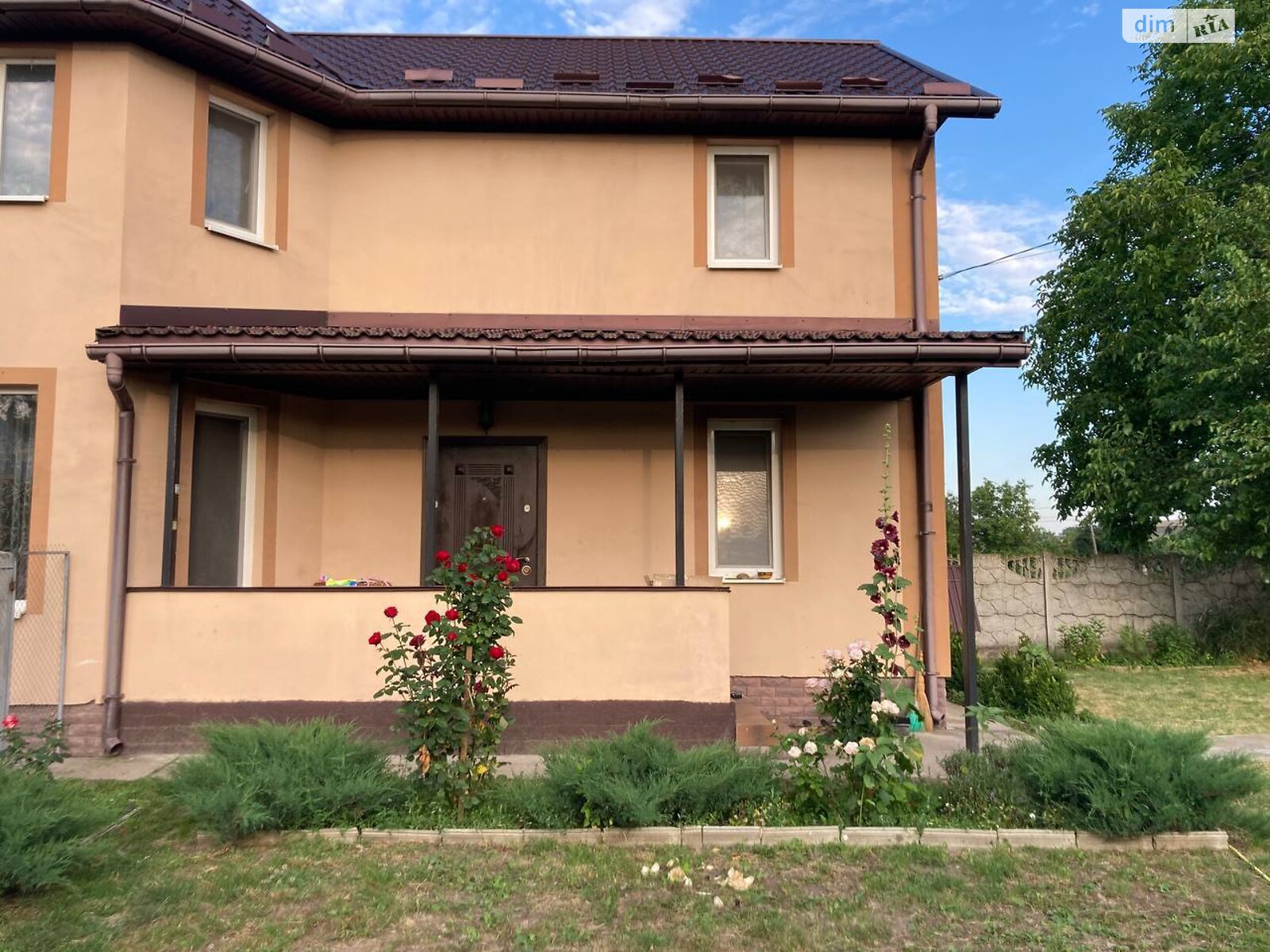 двухэтажный дом беседка, 107.5 кв. м, газобетон. Продажа в Гавришовке фото 1