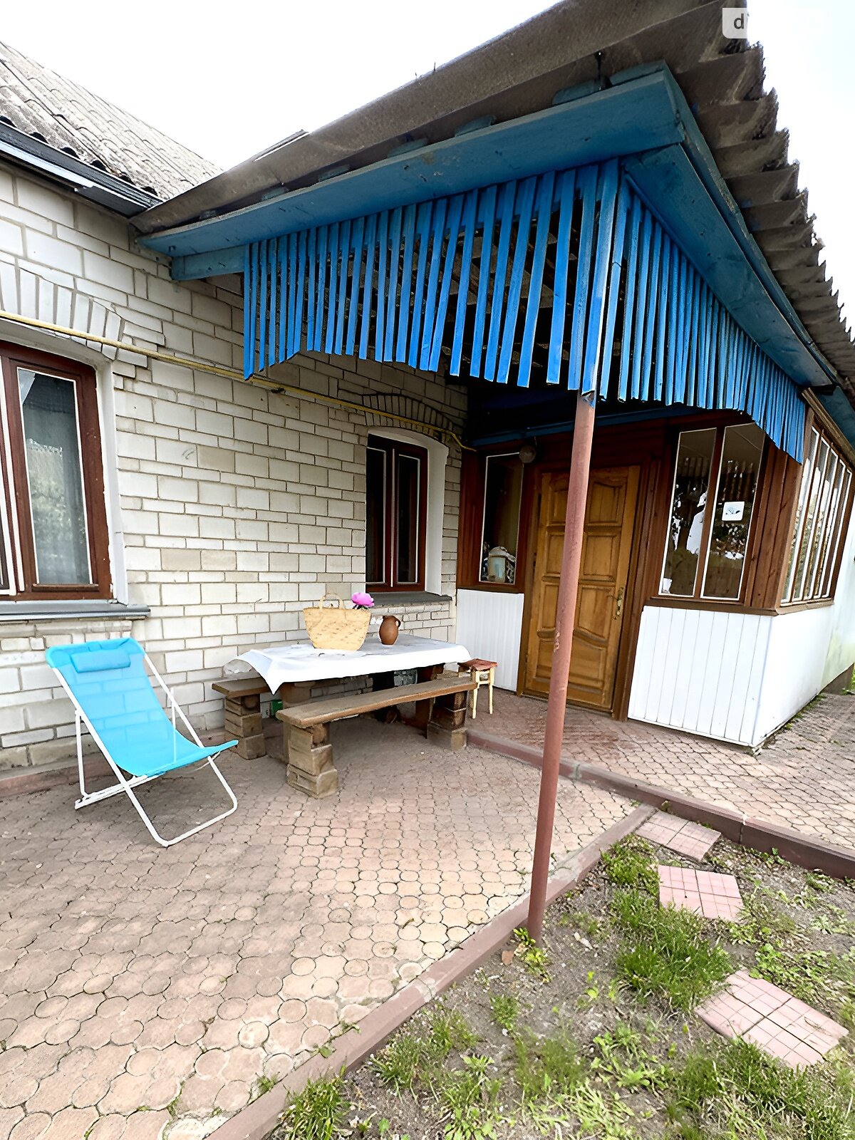 одноповерховий будинок з верандою, 95 кв. м, цегла. Продаж у Германівці фото 1 одноповерховий будинок з верандою, 95 кв. м, цегла. Продаж у Германівці фото 1