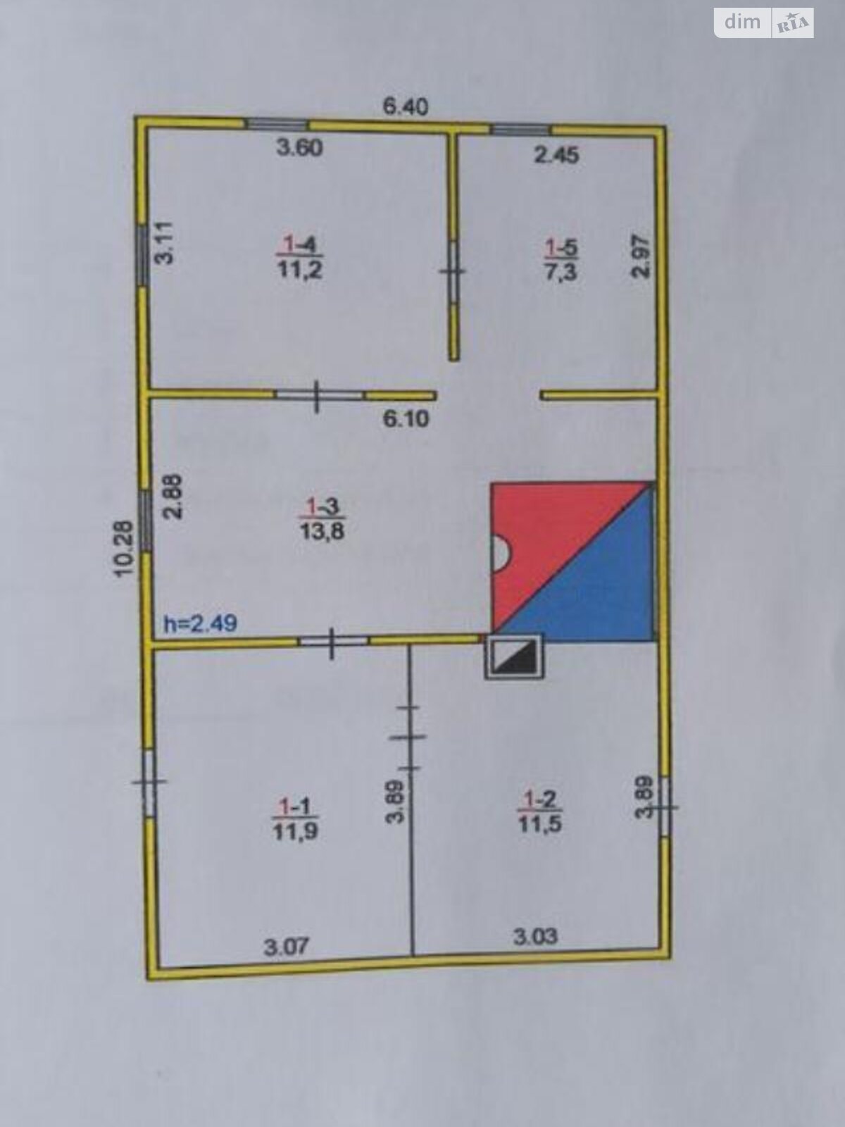 одноэтажный дом, 55 кв. м, сруб. Продажа в Гладком фото 1 одноэтажный дом, 55 кв. м, сруб. Продажа в Гладком фото 1