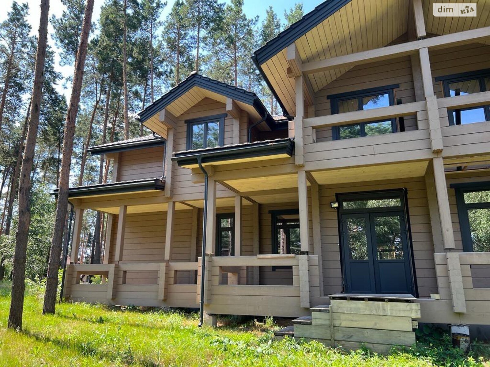 двухэтажный дом с отоплением, 510 кв. м, брус. Продажа в Глевахе фото 1 двухэтажный дом с отоплением, 510 кв. м, брус. Продажа в Глевахе фото 1
