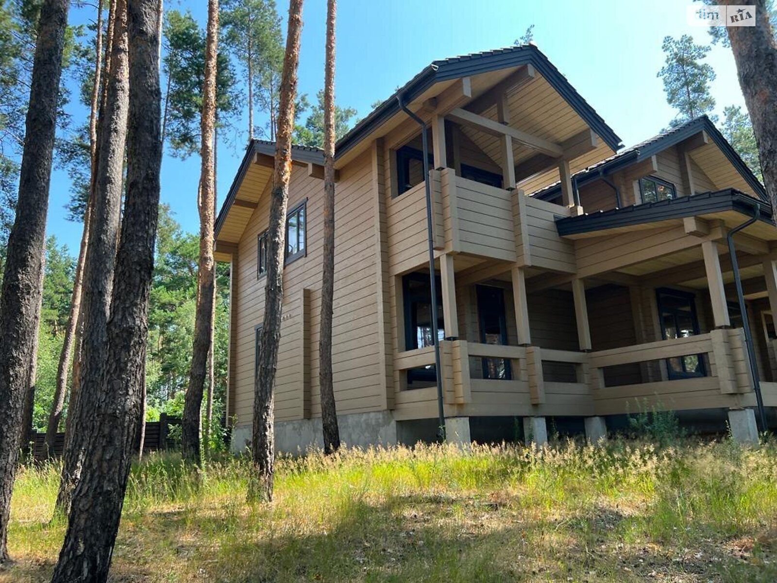 двухэтажный дом с отоплением, 510 кв. м, брус. Продажа в Глевахе фото 1 двухэтажный дом с отоплением, 510 кв. м, брус. Продажа в Глевахе фото 1