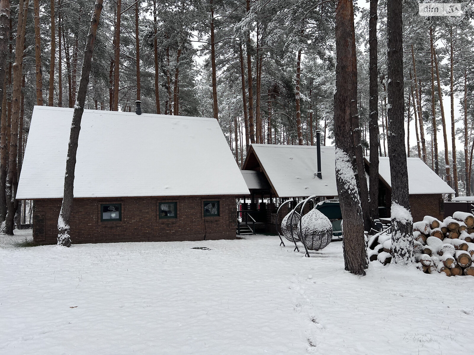 одноповерховий будинок з гаражем, 170 кв. м, піноблок. Продаж у Глевасі фото 1