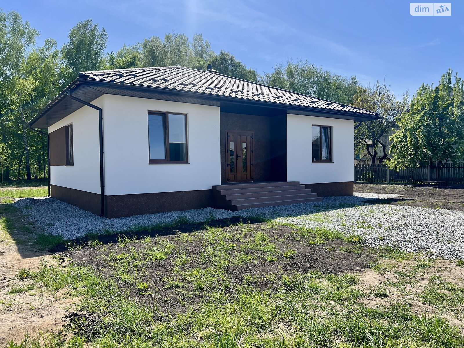 одноэтажный дом с верандой, 89.6 кв. м, пеноблок. Продажа в Глубочице фото 1 одноэтажный дом с верандой, 89.6 кв. м, пеноблок. Продажа в Глубочице фото 1