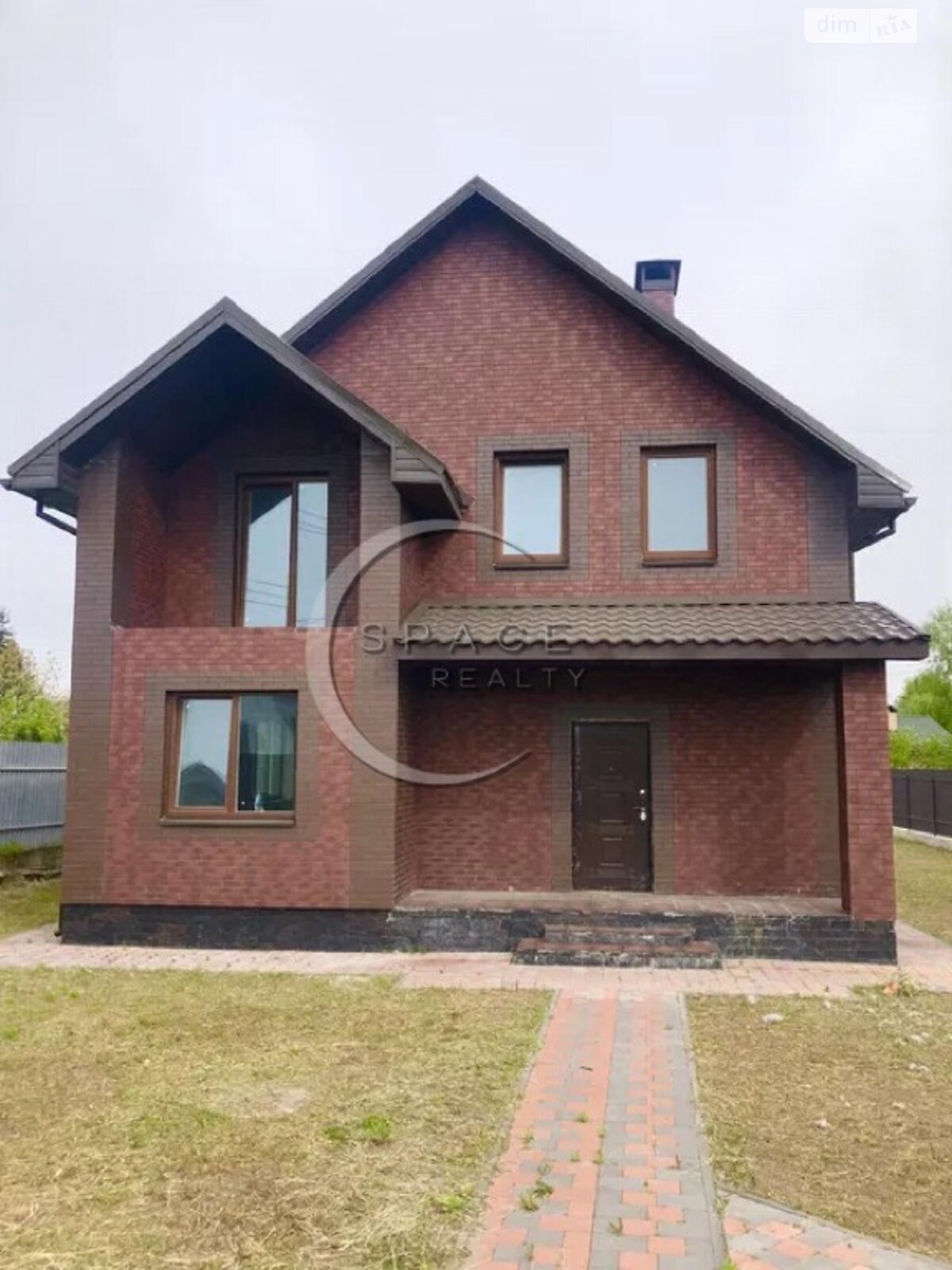 двоповерховий будинок веранда, 145 кв. м, цегла. Продаж у Гнідині фото 1