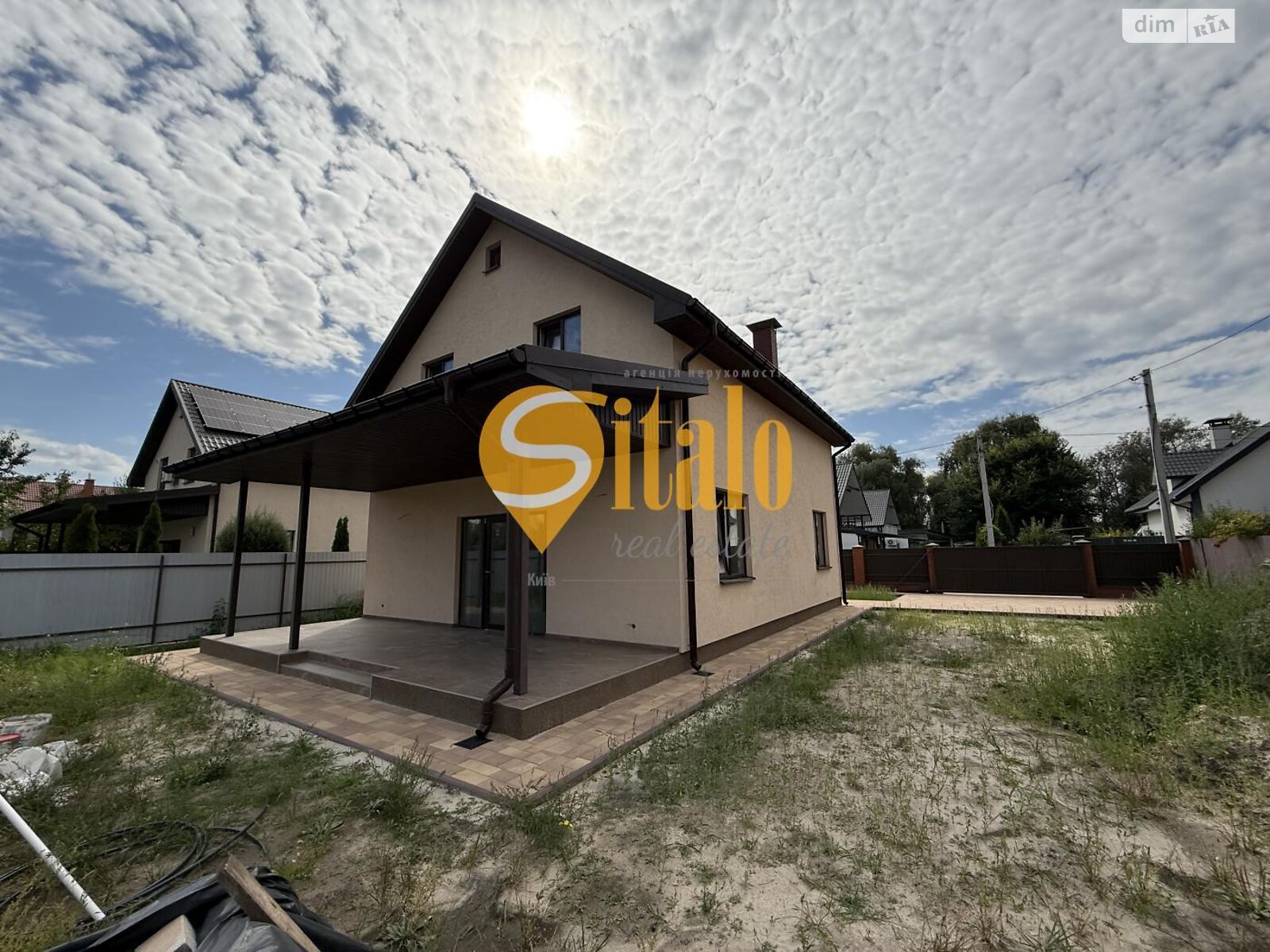 двухэтажный дом с балконом, 140 кв. м, кирпич. Продажа в Гнедине фото 1