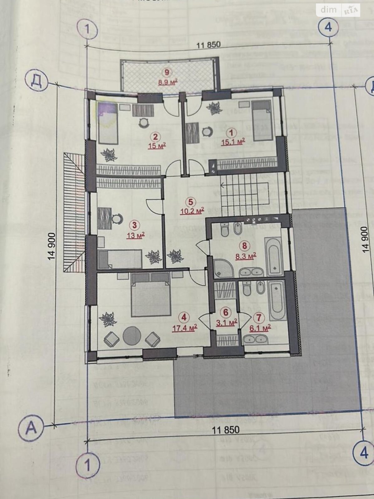 двухэтажный дом с гаражом, 214 кв. м, кирпич. Продажа в Гнедине фото 1 двухэтажный дом с гаражом, 214 кв. м, кирпич. Продажа в Гнедине фото 1