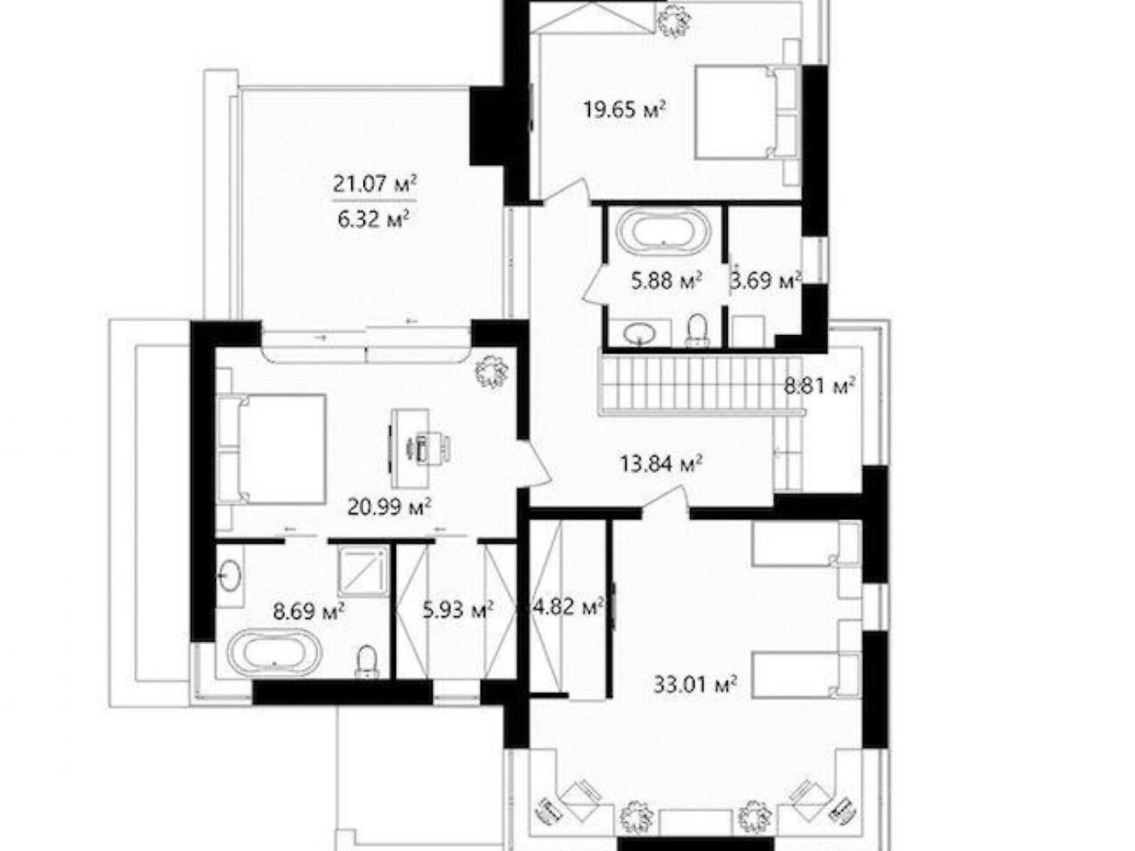 двоповерховий будинок, 300 кв. м, цегла. Продаж у Гнідині фото 1 двоповерховий будинок, 300 кв. м, цегла. Продаж у Гнідині фото 1