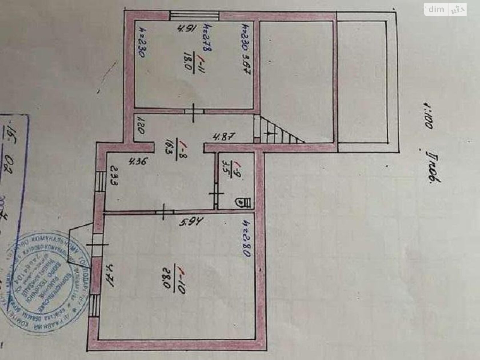 двухэтажный дом, 171 кв. м, кирпич. Продажа в Гнедине фото 1