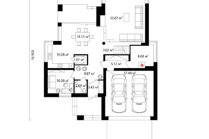 двухэтажный дом с верандой, 300 кв. м, кирпич. Продажа в Гнедине фото 2