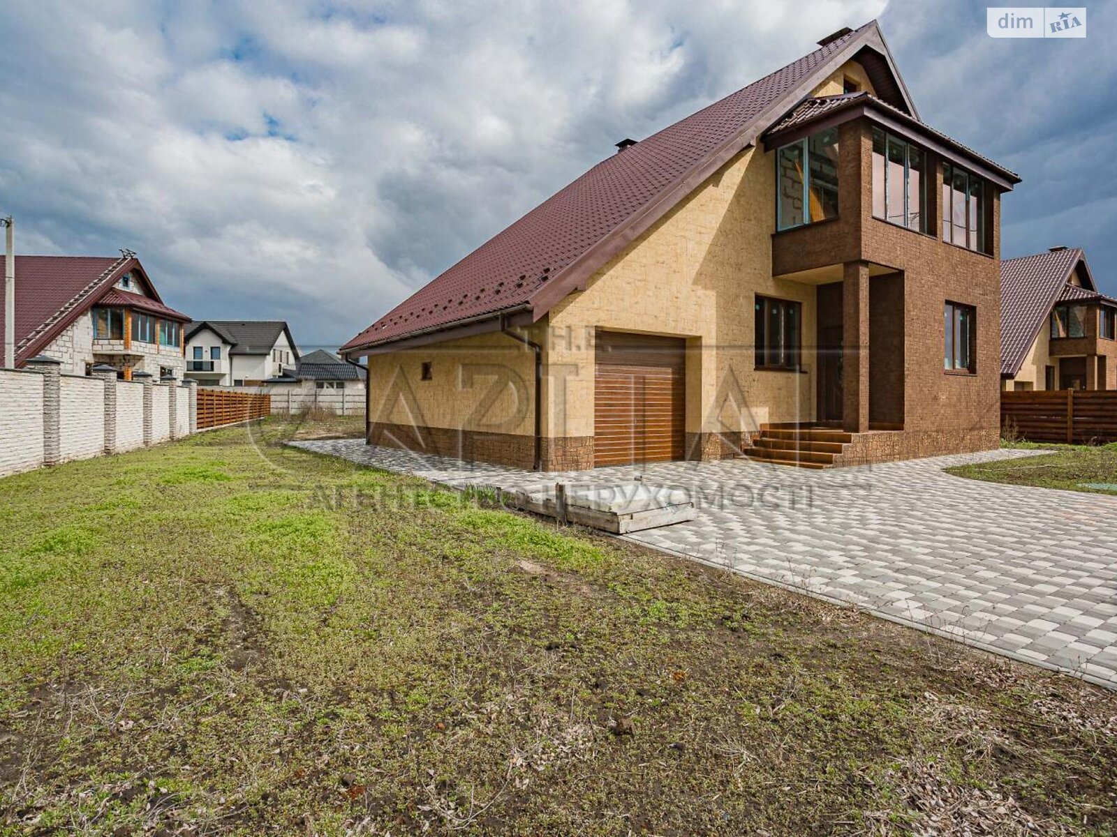двоповерховий будинок з гаражем, 169 кв. м, кирпич. Продаж у Гнідині фото 1 двоповерховий будинок з гаражем, 169 кв. м, кирпич. Продаж у Гнідині фото 1