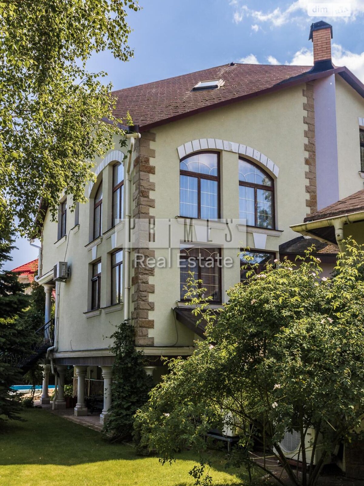 трехэтажный дом с верандой, 365.7 кв. м, кирпич. Продажа в Гнедине фото 1 трехэтажный дом с верандой, 365.7 кв. м, кирпич. Продажа в Гнедине фото 1