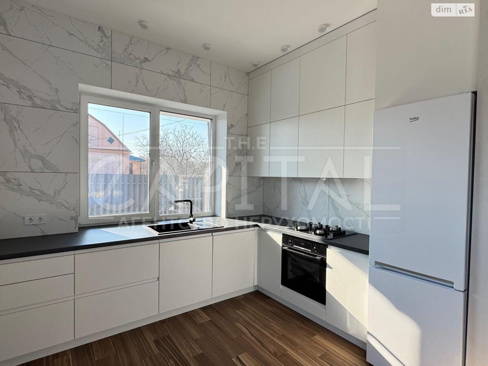 одноэтажный дом с отоплением, 144 кв. м, кирпич. Продажа в Гнедине фото 1 одноэтажный дом с отоплением, 144 кв. м, кирпич. Продажа в Гнедине фото 1