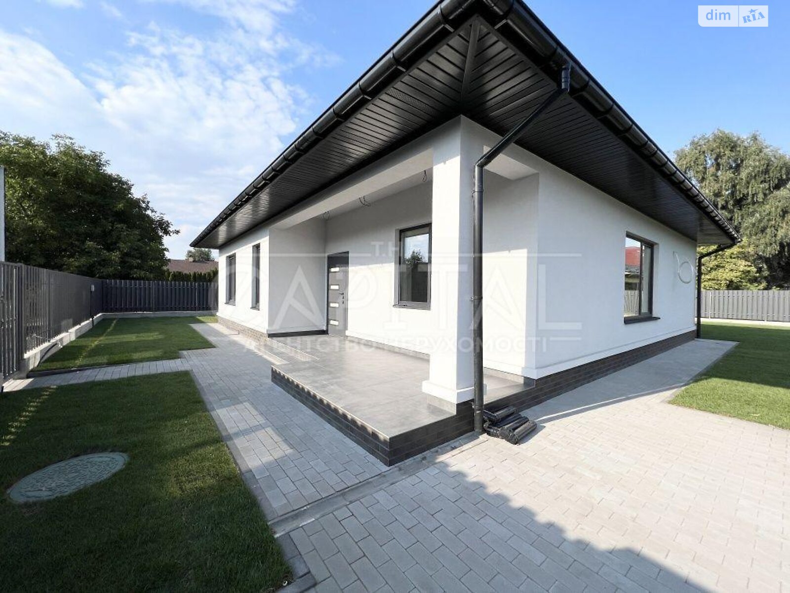 одноэтажный дом с отоплением, 144 кв. м, кирпич. Продажа в Гнедине фото 1 одноэтажный дом с отоплением, 144 кв. м, кирпич. Продажа в Гнедине фото 1