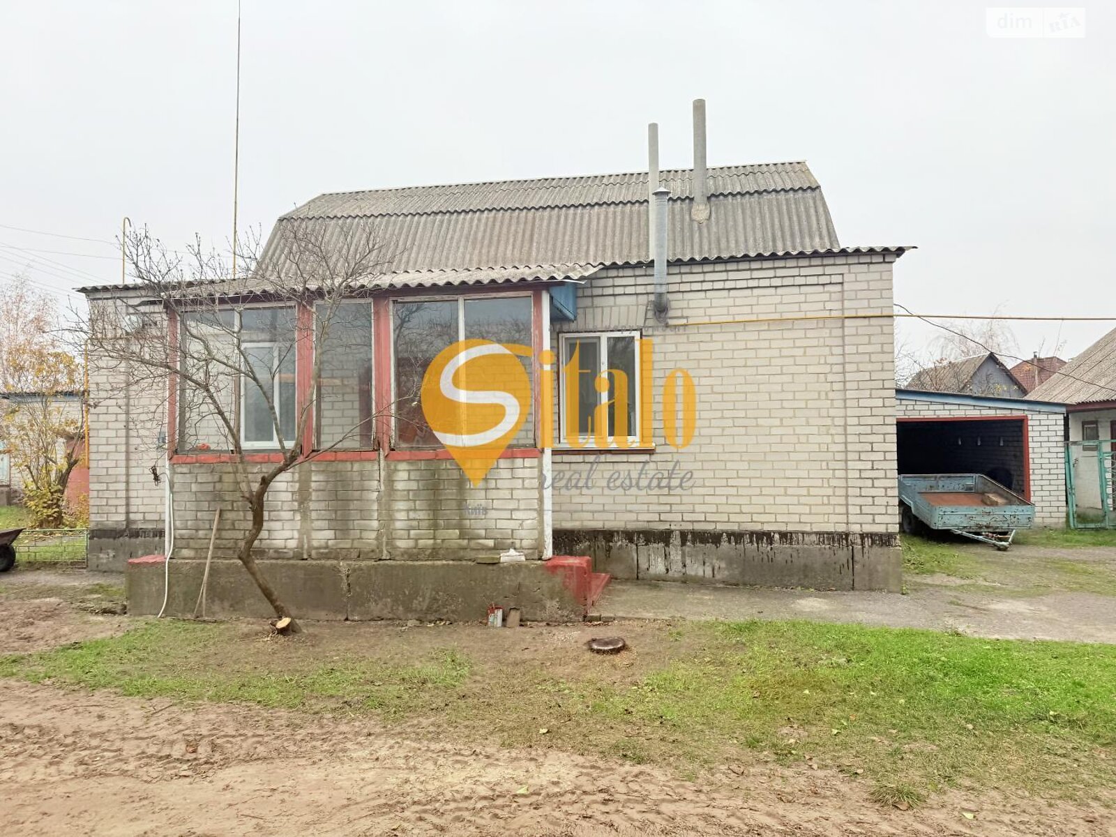 двоповерховий будинок з гаражем, 90 кв. м, кирпич. Продаж у Гнідині фото 1