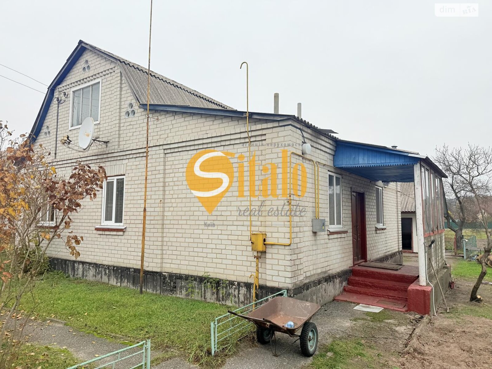 двоповерховий будинок з гаражем, 90 кв. м, кирпич. Продаж у Гнідині фото 1