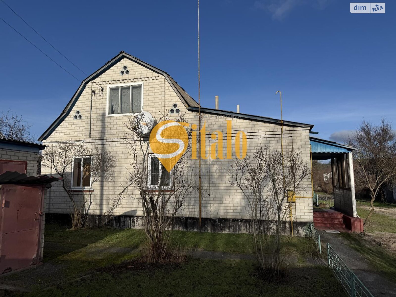 двухэтажный дом с гаражом, 90 кв. м, кирпич. Продажа в Гнедине фото 1