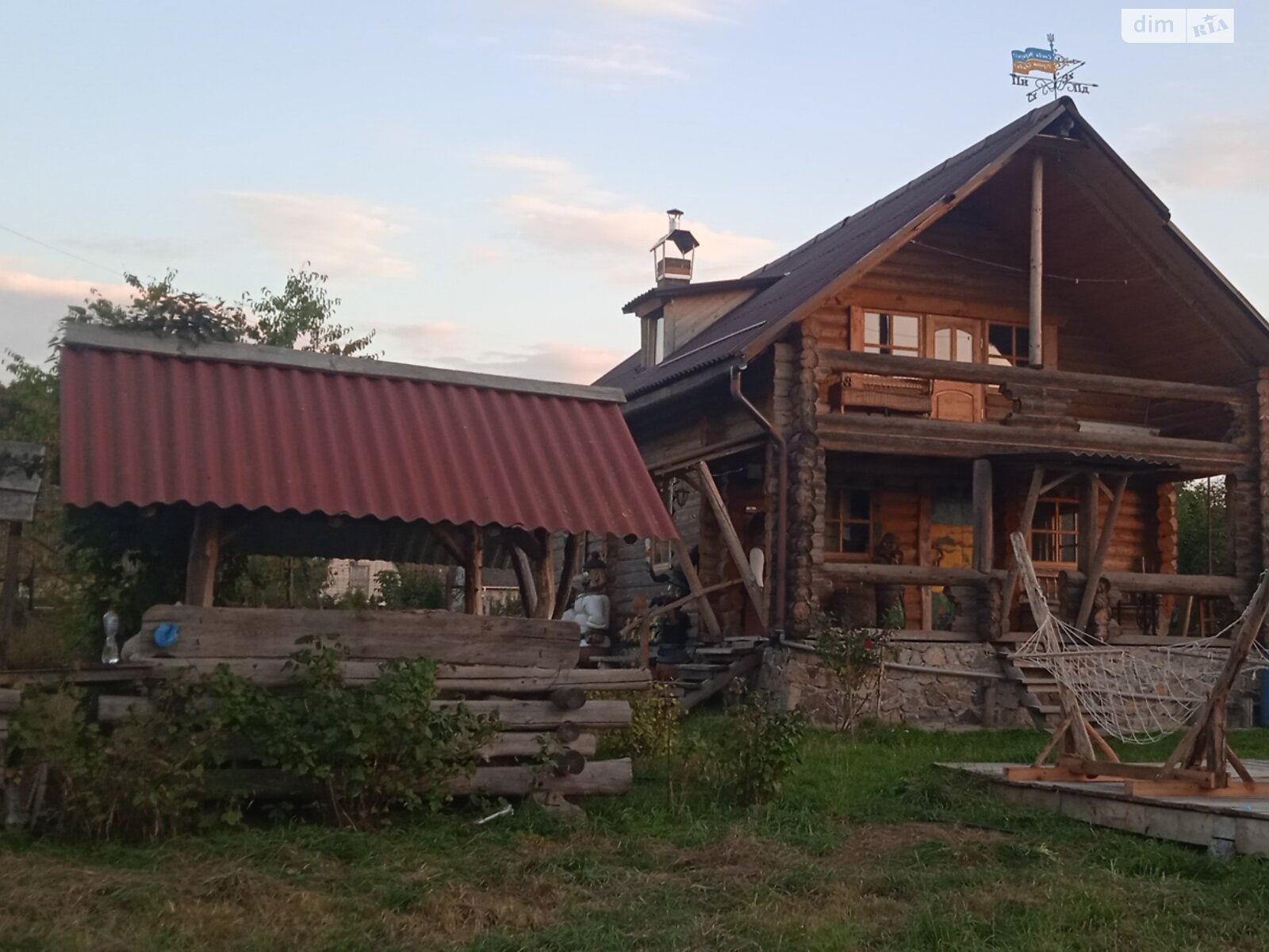 двоповерховий будинок бесідка, 100 кв. м, зруб. Продаж у Гнівані фото 1 двоповерховий будинок бесідка, 100 кв. м, зруб. Продаж у Гнівані фото 1