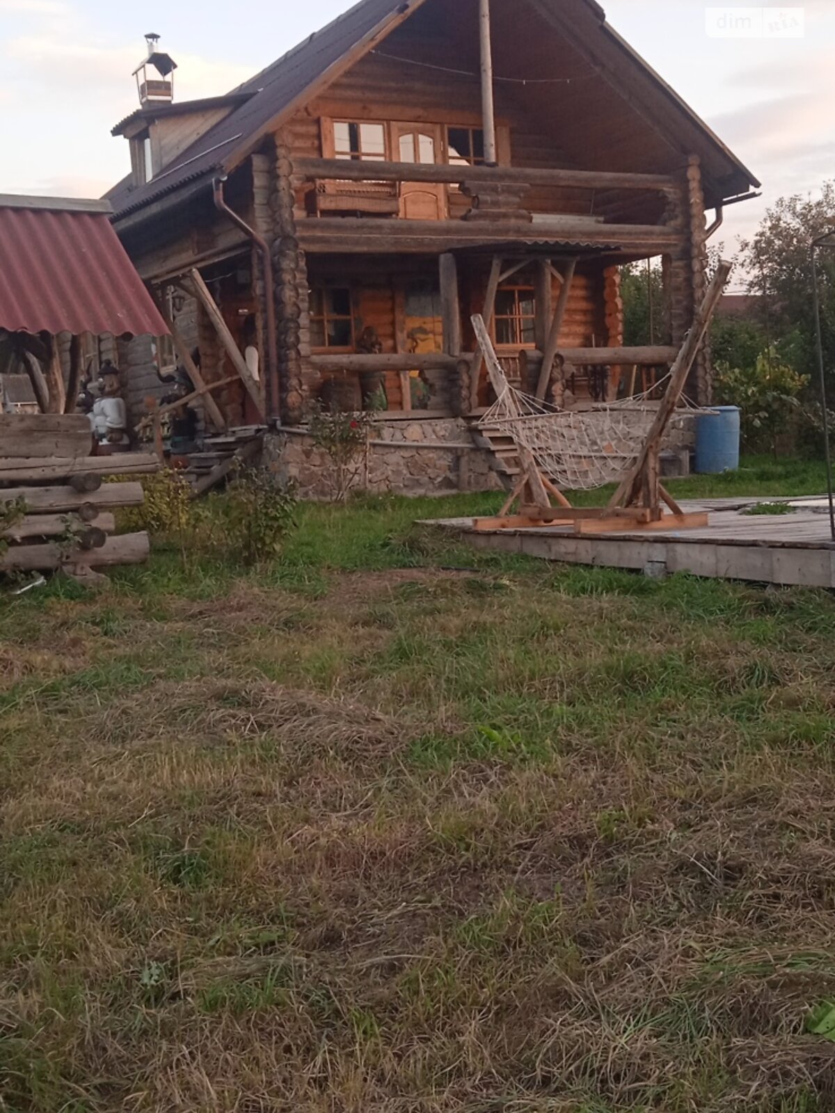 двоповерховий будинок бесідка, 100 кв. м, зруб. Продаж у Гнівані фото 1 двоповерховий будинок бесідка, 100 кв. м, зруб. Продаж у Гнівані фото 1