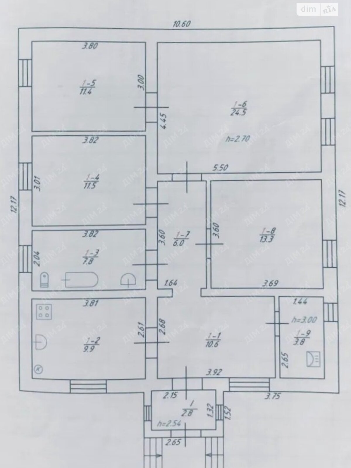 одноэтажный дом с гаражом, 101 кв. м, кирпич. Продажа в Горе фото 1 одноэтажный дом с гаражом, 101 кв. м, кирпич. Продажа в Горе фото 1