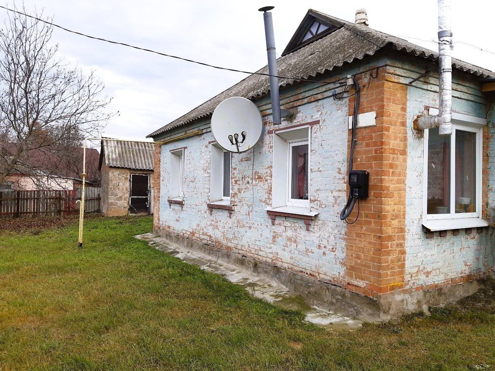 одноповерховий будинок з опаленням, 49.8 кв. м, цегла саманна. Продаж у Горі фото 1