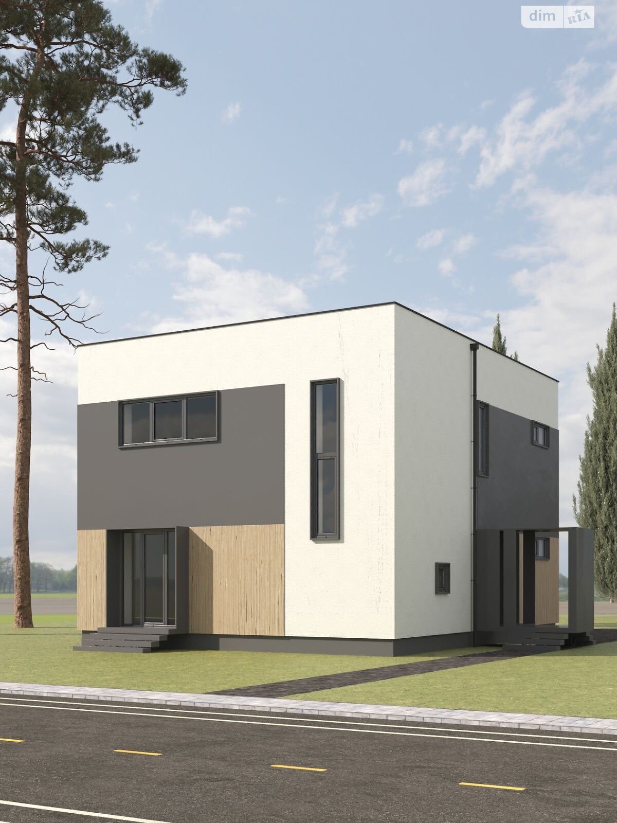 двухэтажный дом с гаражом, 143 кв. м, кирпич. Продажа в Горбаневке фото 1