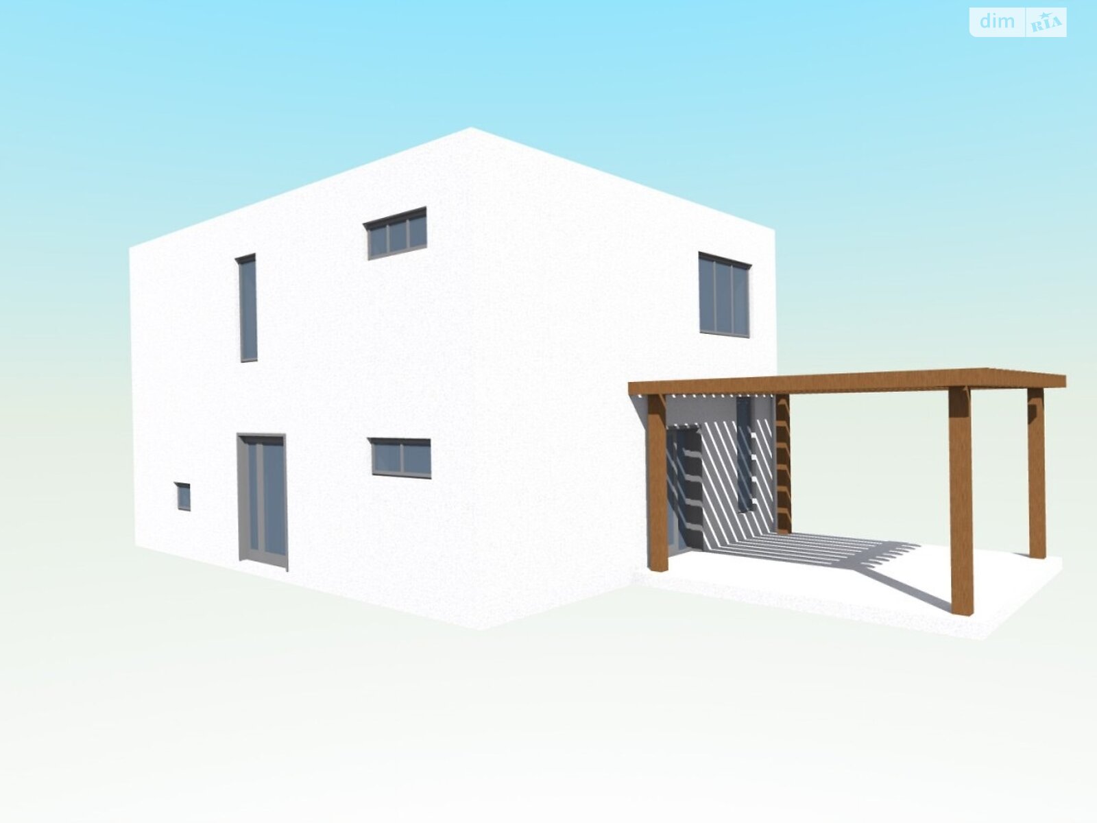 двухэтажный дом с гаражом, 143 кв. м, кирпич. Продажа в Горбаневке фото 1