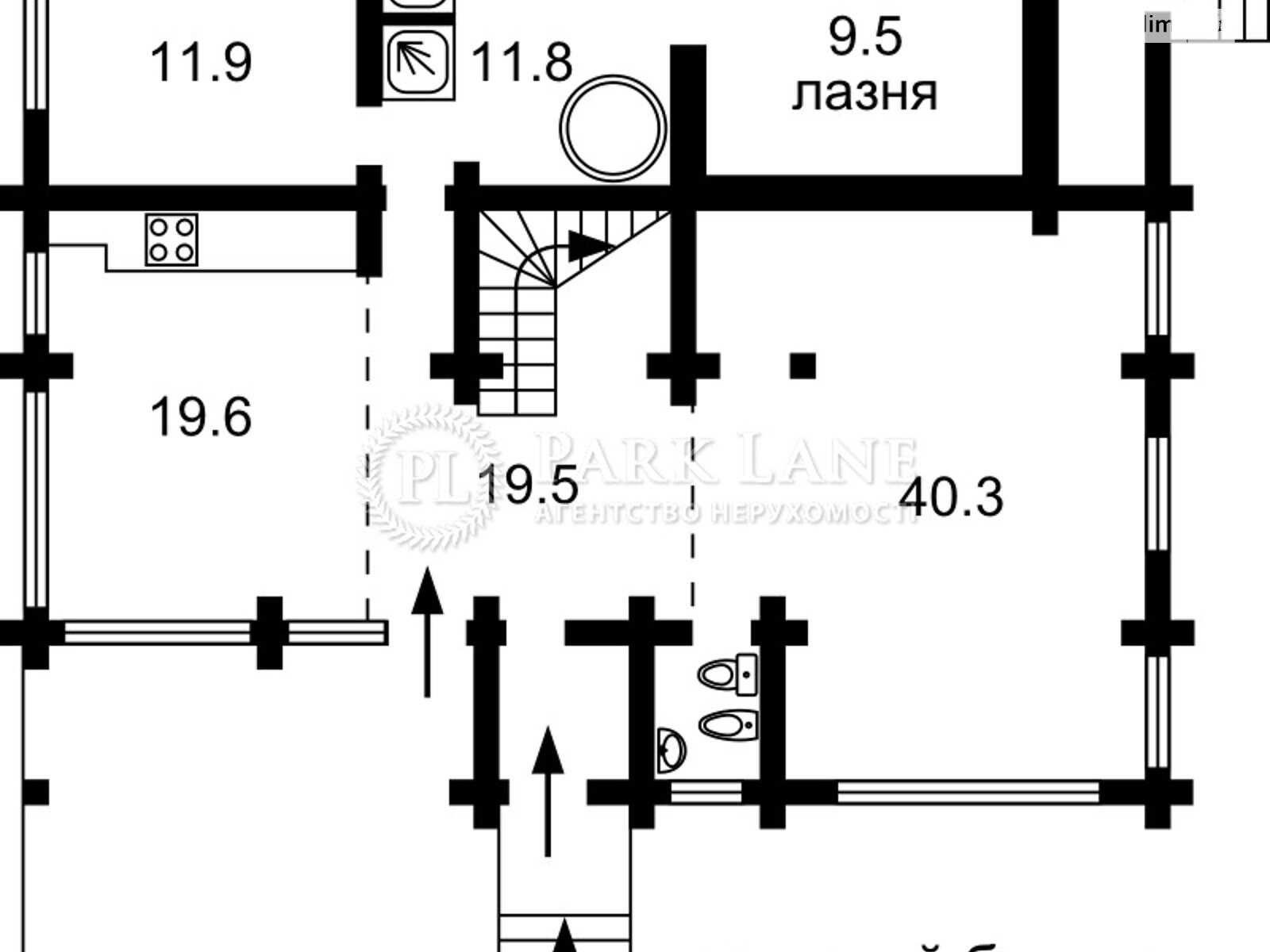 одноповерховий будинок веранда, 980 кв. м, цегла. Продаж у Горбовичах фото 1