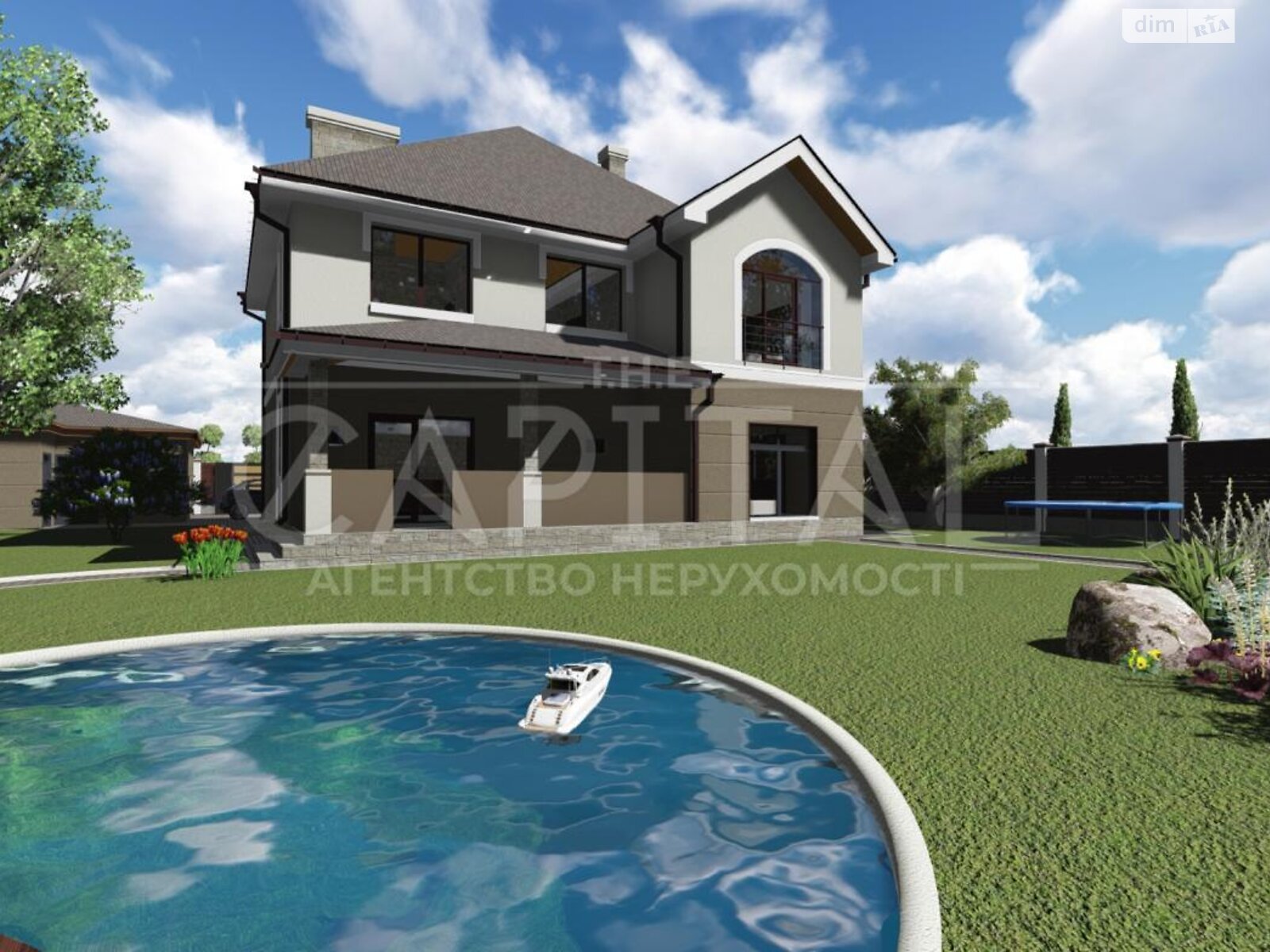 двоповерховий будинок з гаражем, 300 кв. м, цегла. Продаж у Горбовичах фото 1